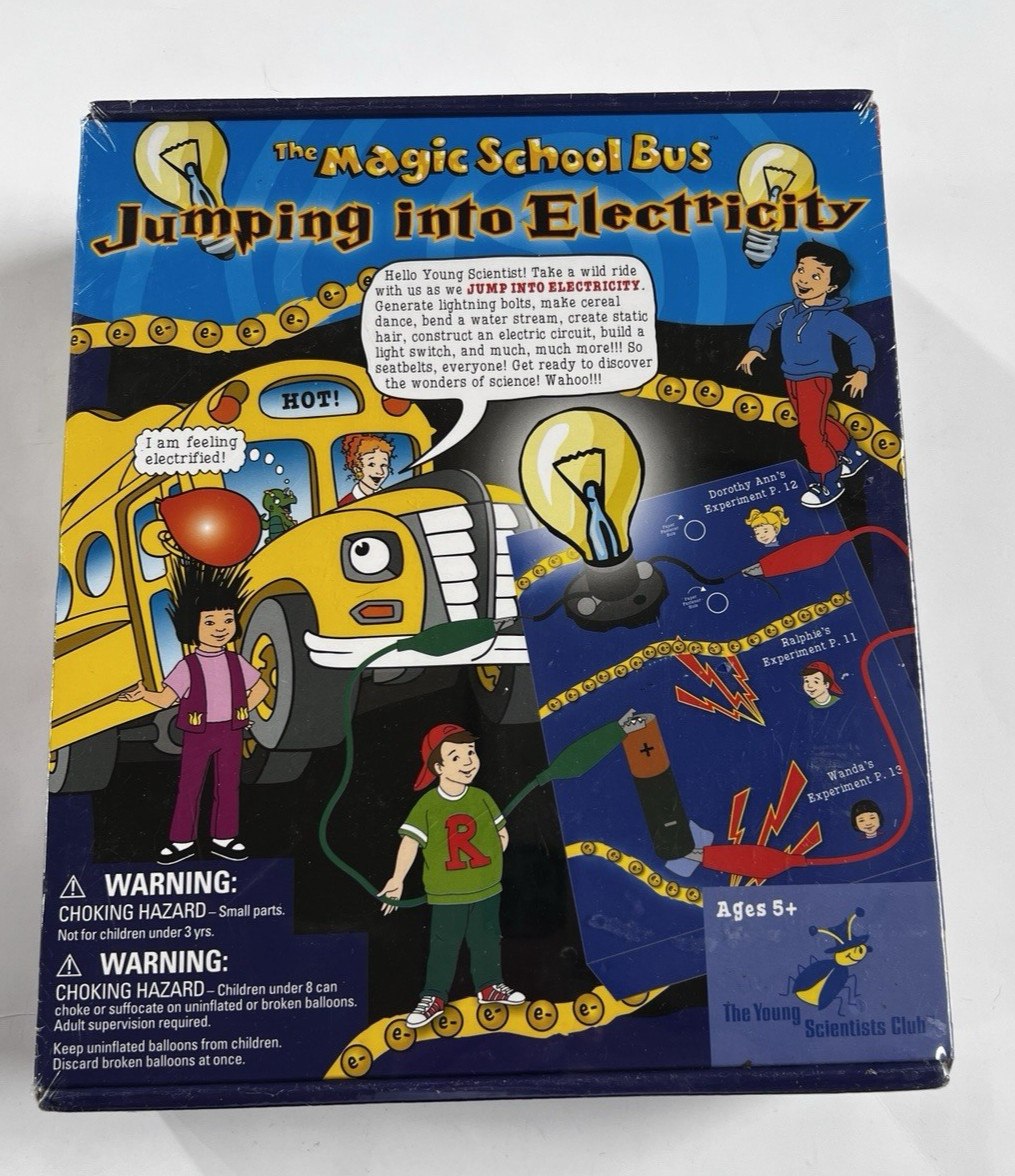 The Magic School Bus Jumping Into Electricity Kit Scholastic Factory Sealed.