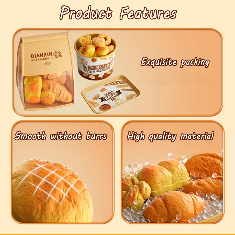 Kids Pretend Play Kitchen Food Dessert Cooking Toy Set Gift