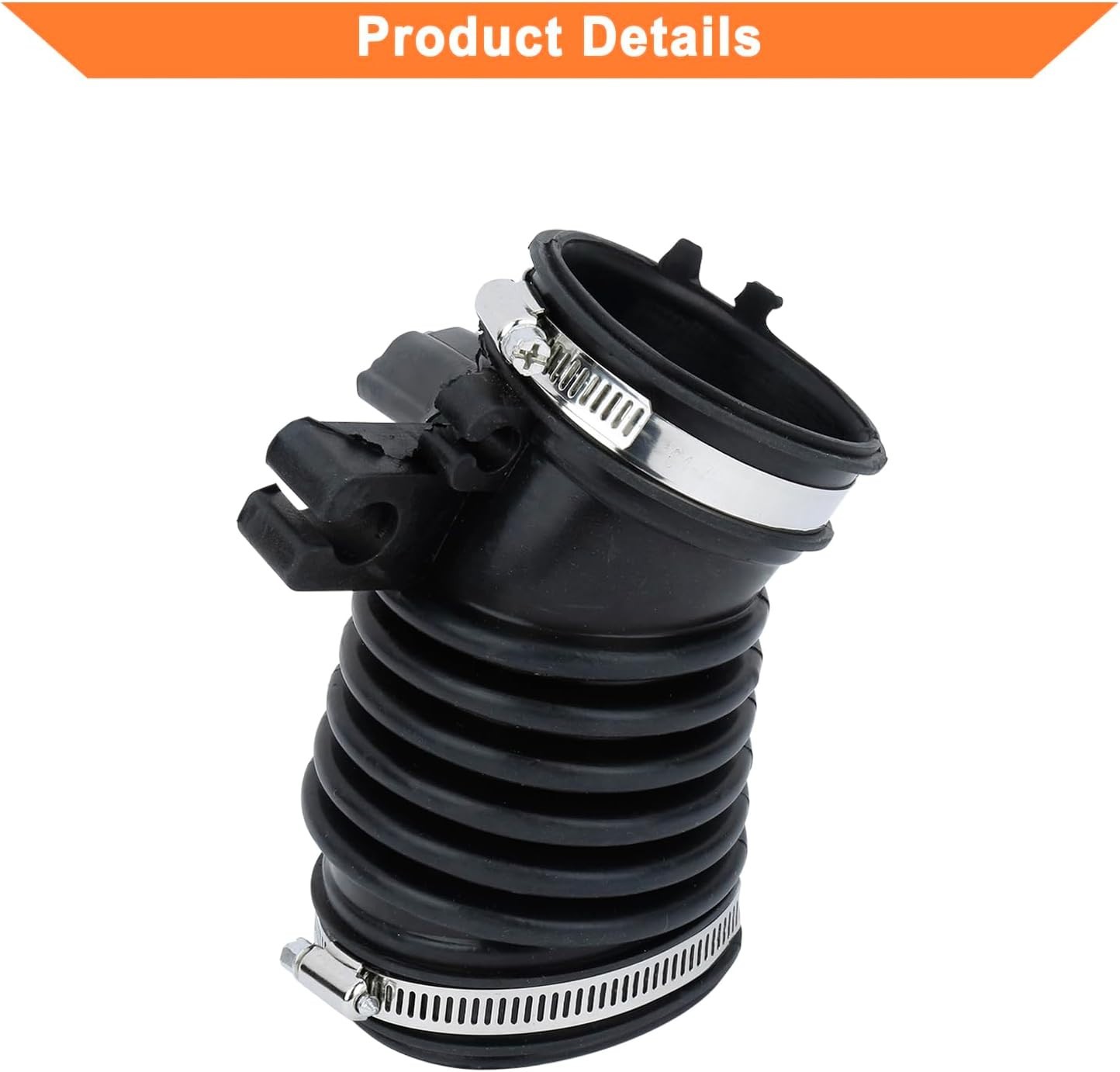 Engine Air Intake Hose Tube with Clamps, Air Intake Duct Tube Boot Compatible Wi