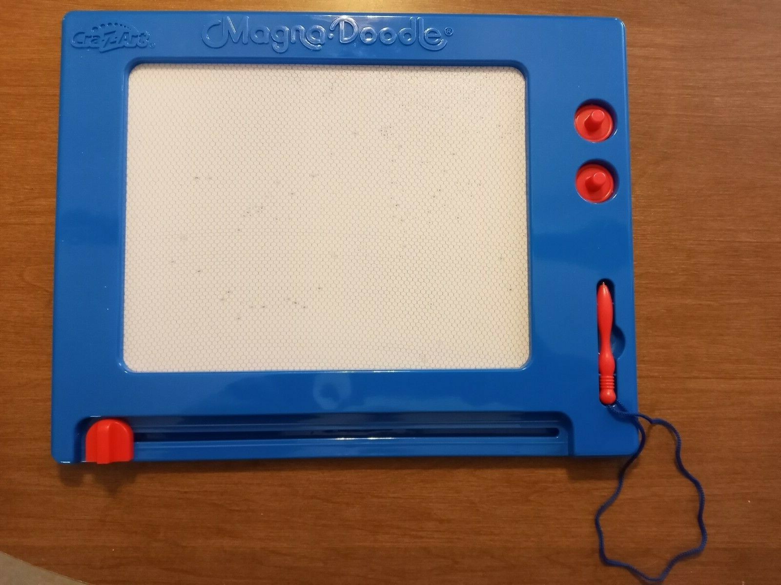 Cra-Z-Art 14608 Retro Magna Doodle Drawing Pen Stamps Toy Box 2017 Complete Used