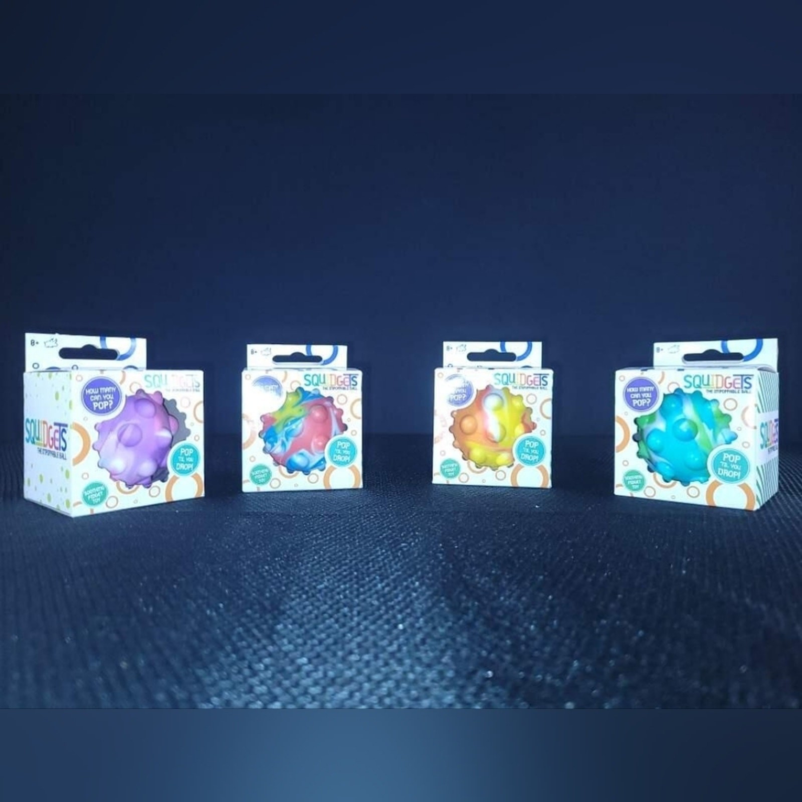 Squish and Fidget Pack – SQUIDGETS & SquishUms 5-Piece Fidget Bundled Set