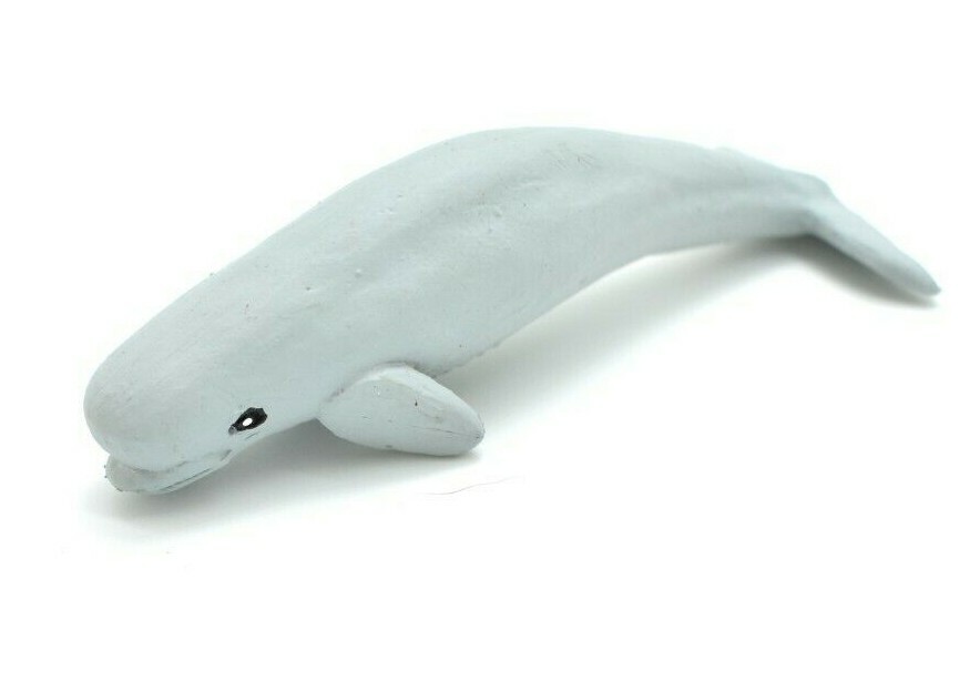 Beluga Whale Plastic Replica 3Long ~ F3903-B9