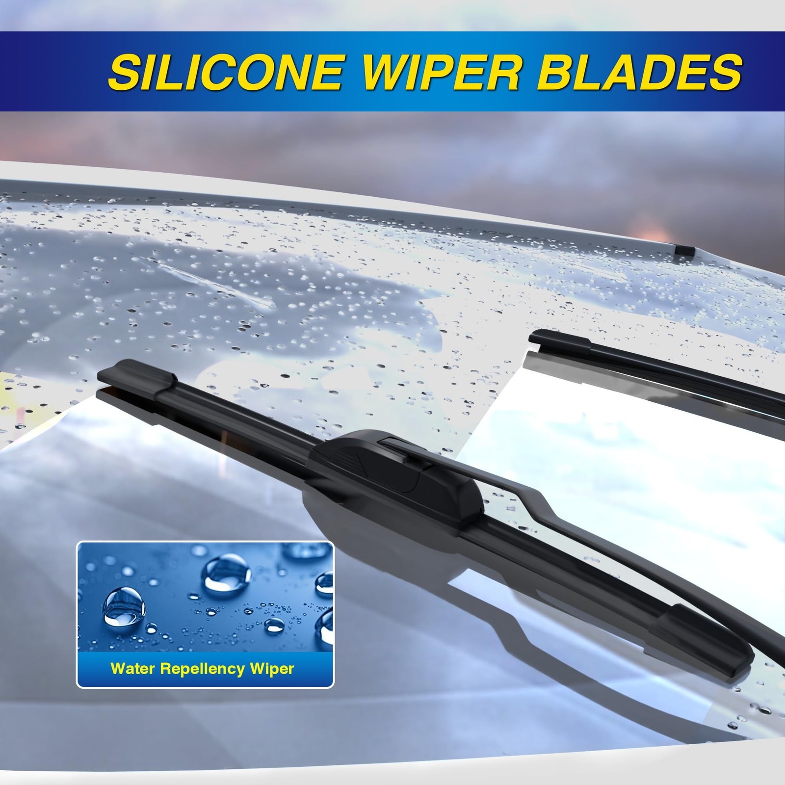 5 PLUS® Silicone Windshield Wipers Replacement for 2004 2005 2006 2007 2008
