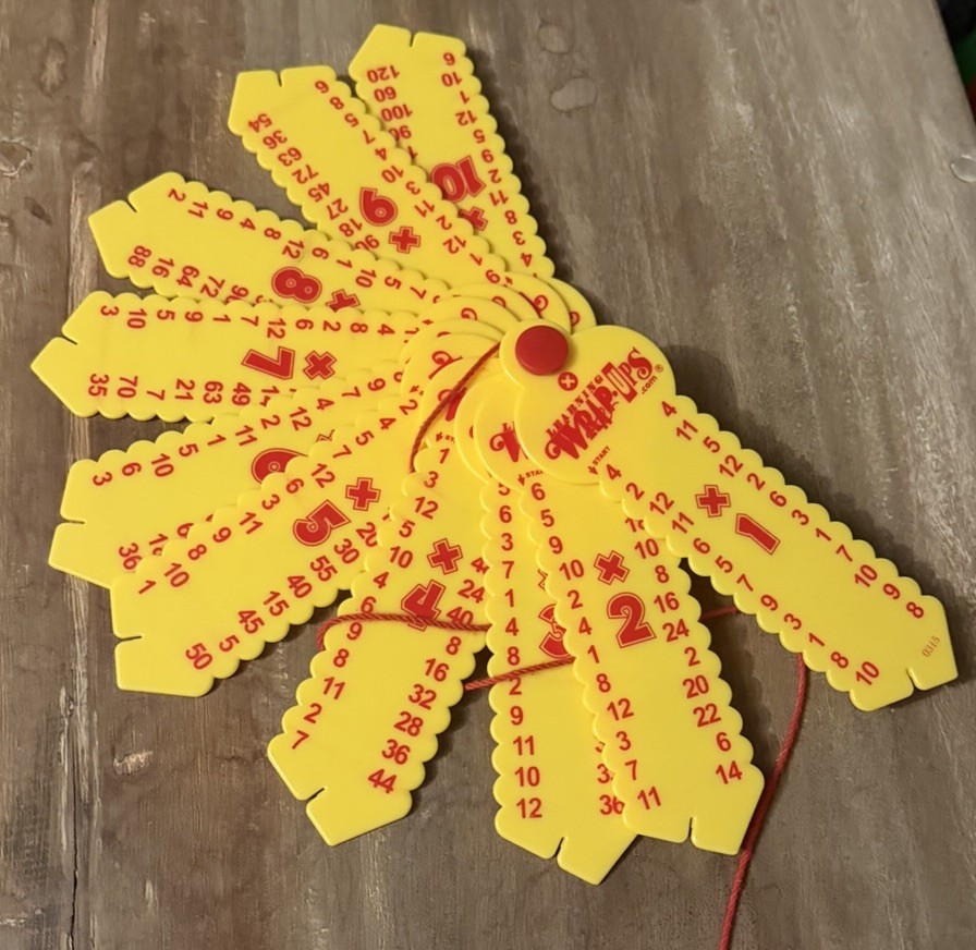 1 Set Math Learning Wrap-Ups Multiplication 1 thru 10 Home School
