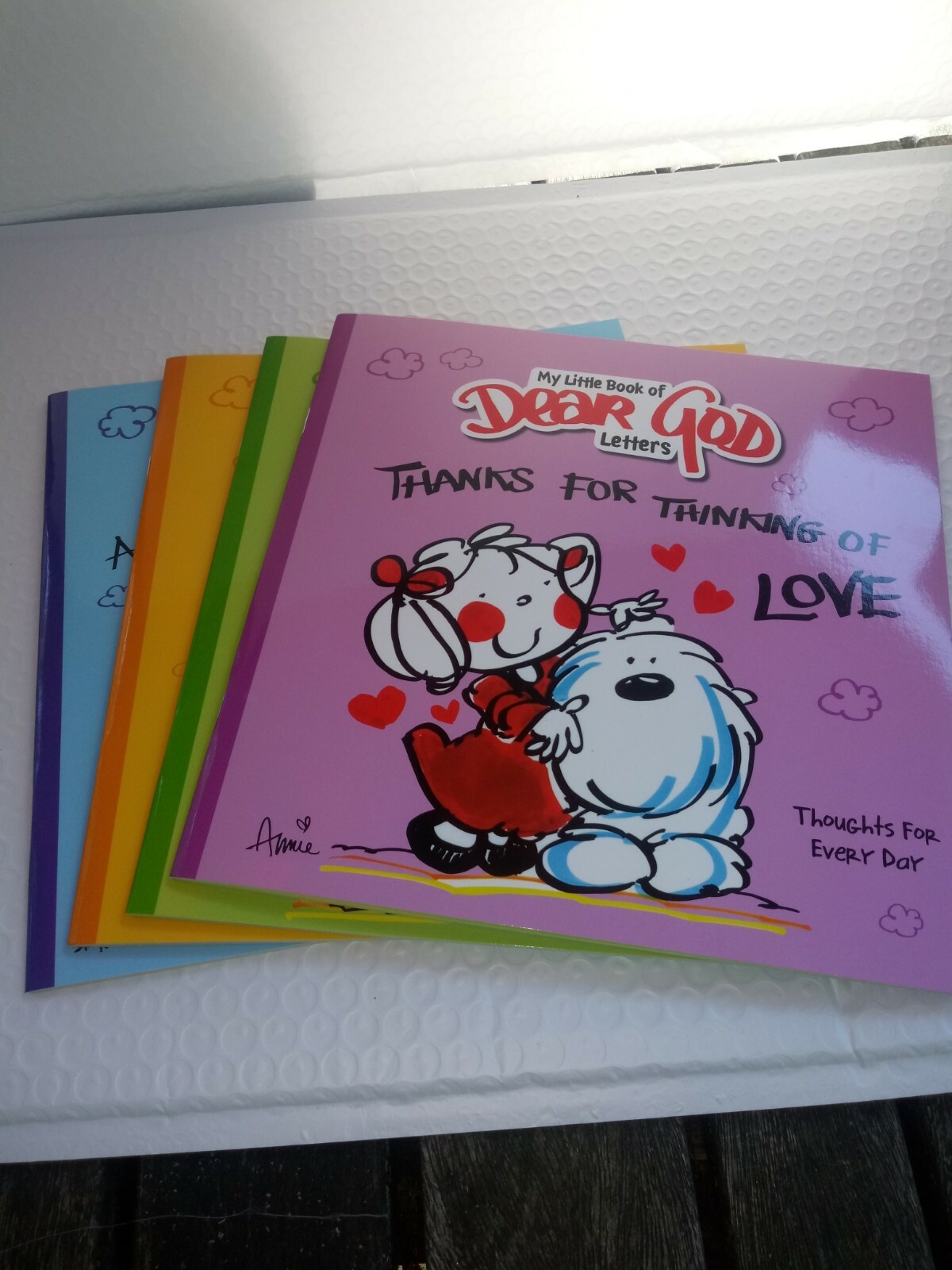 Dear GOD Children’s Hard Cover Book Set . 4 Books Christian Religion Gift
