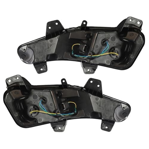 2-Pack Bumper Turn Signal Lights w/DRL Fog Lamps Assembly Left + Right