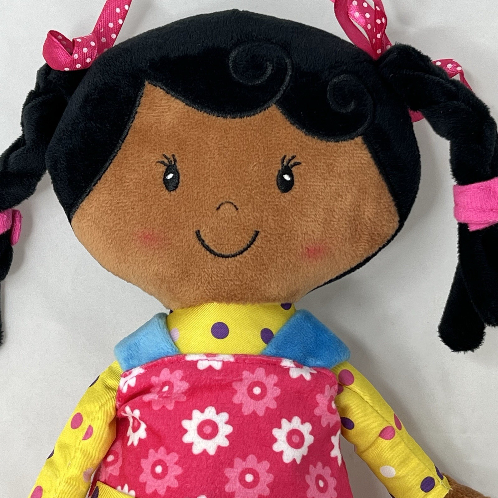 Snuggle Stuff Learn to Dress Plush Doll for Toddlers 15” Sugar Snap Montessori
