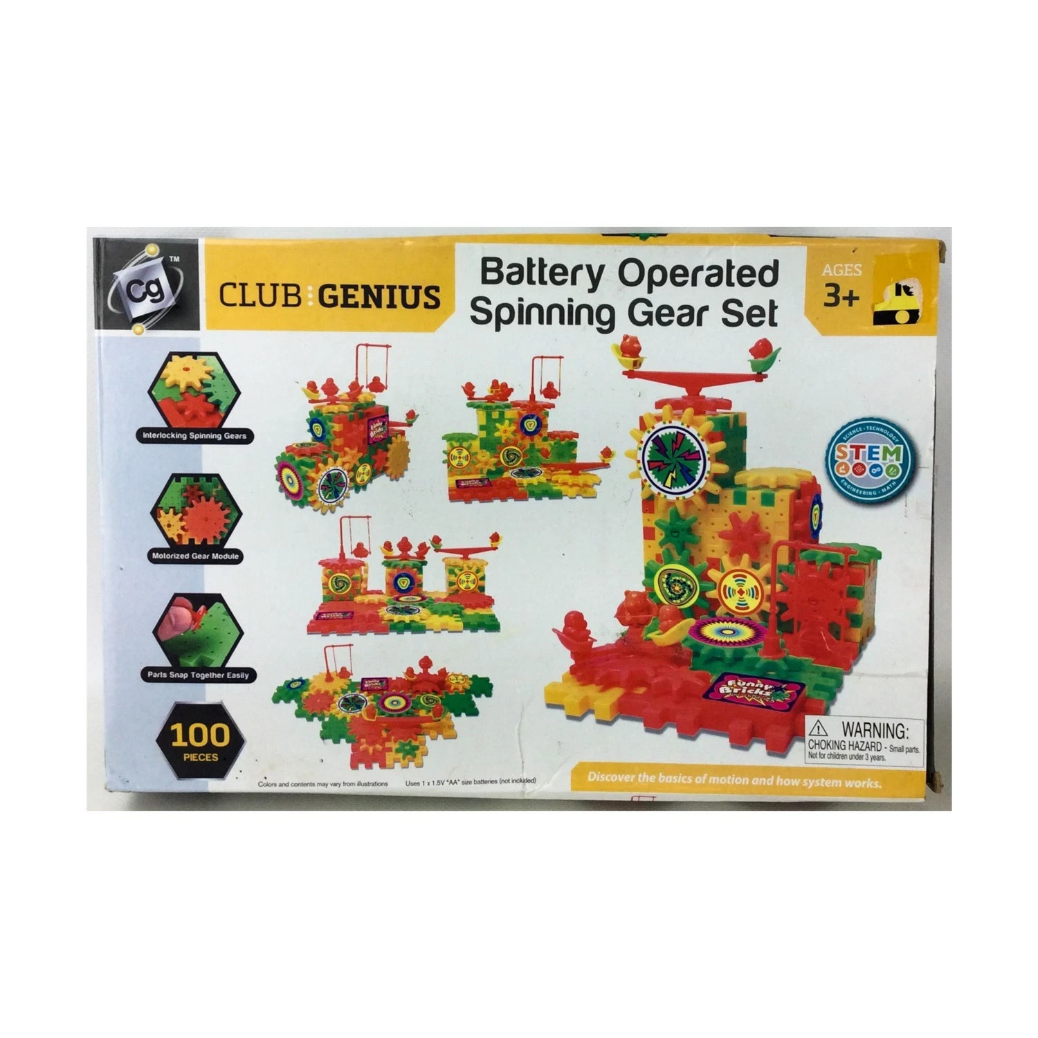 Club Genius Battery Operated Spinning Gear Set