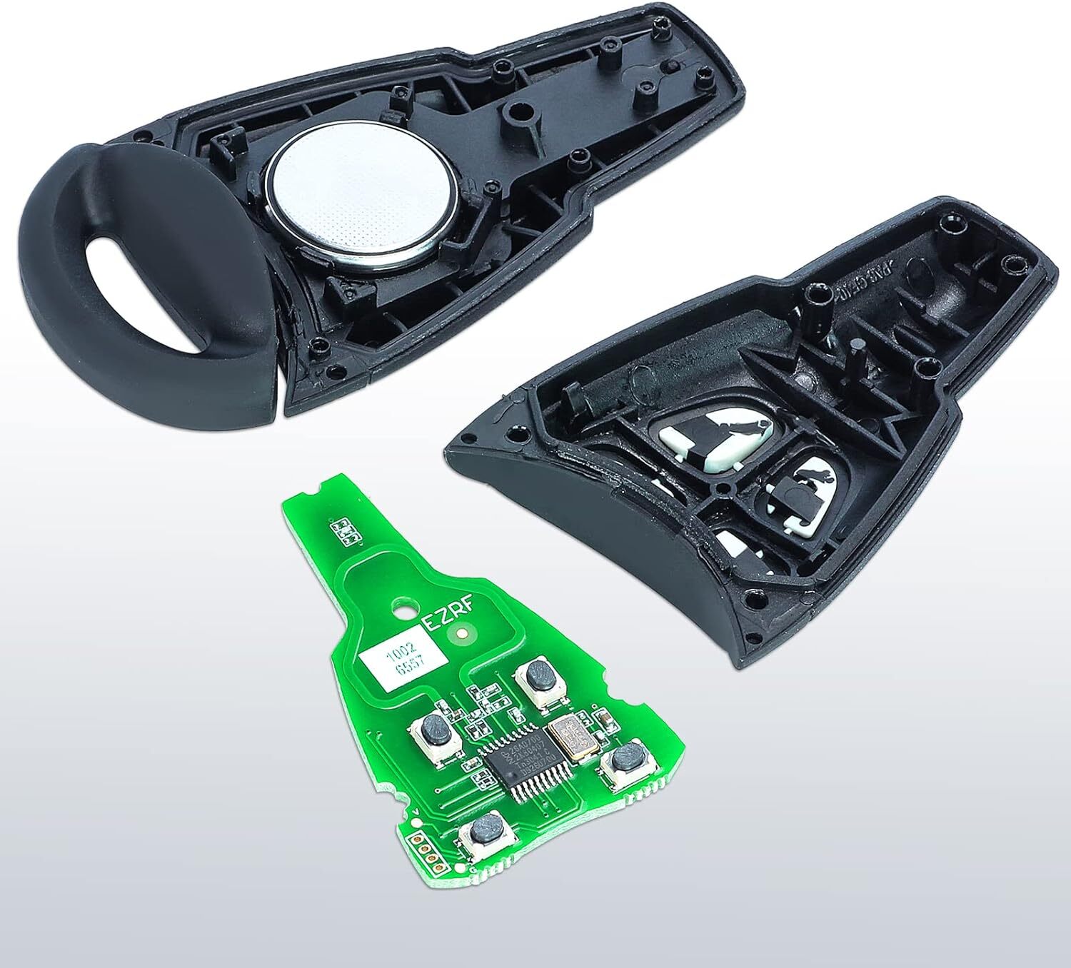 Saab 9-3 Complete Remote Key Fob 2003-2007 433MHZ ID46 Chip FCC LTQSAAM433TX