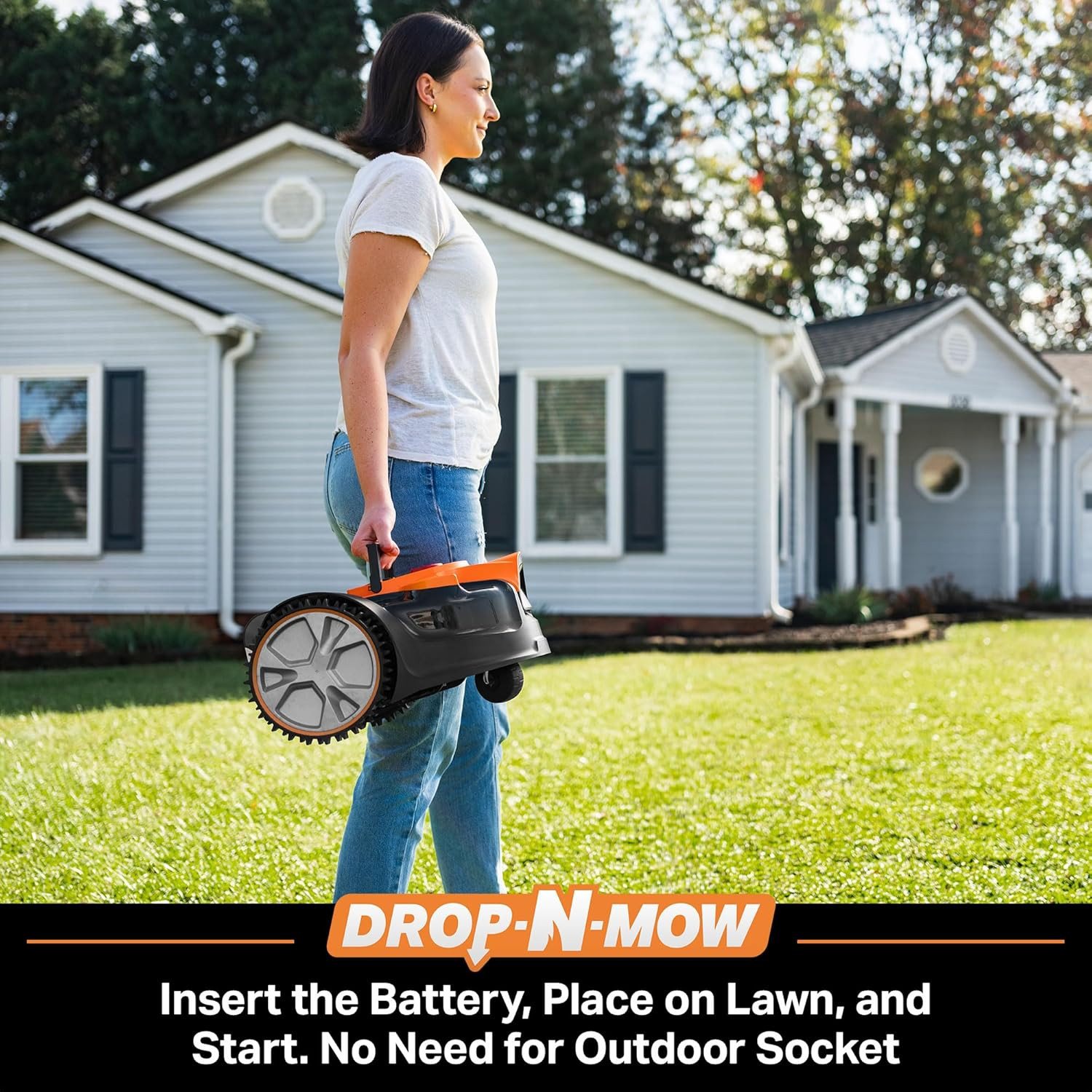 Ocumow™ MAX Wireless Robot Mower for Small Lawns 2000-3500 sq ft