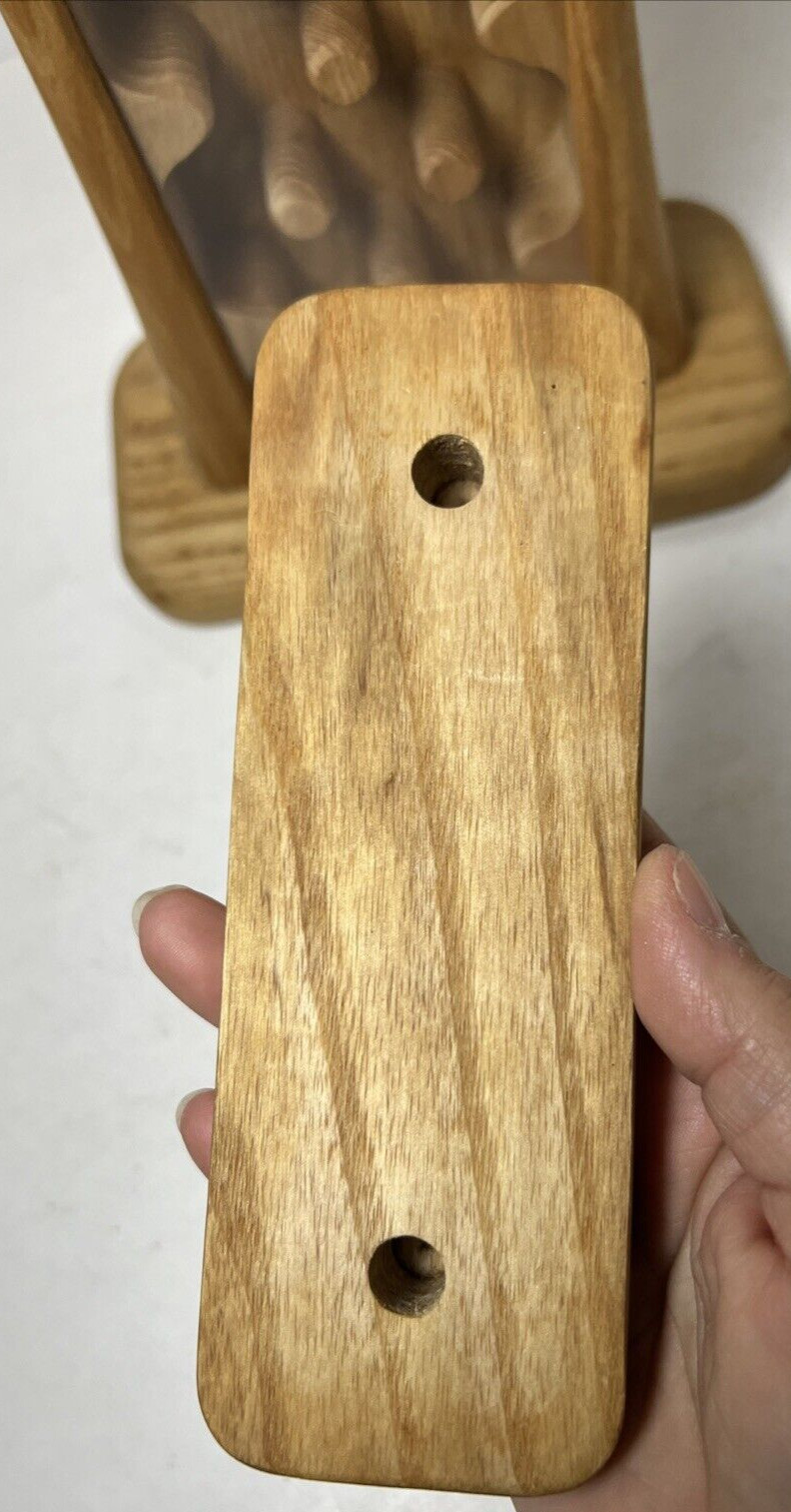 Michaud Solid Wood Toy Marble Gumball Dispenser Handmade in Canada 14.5”