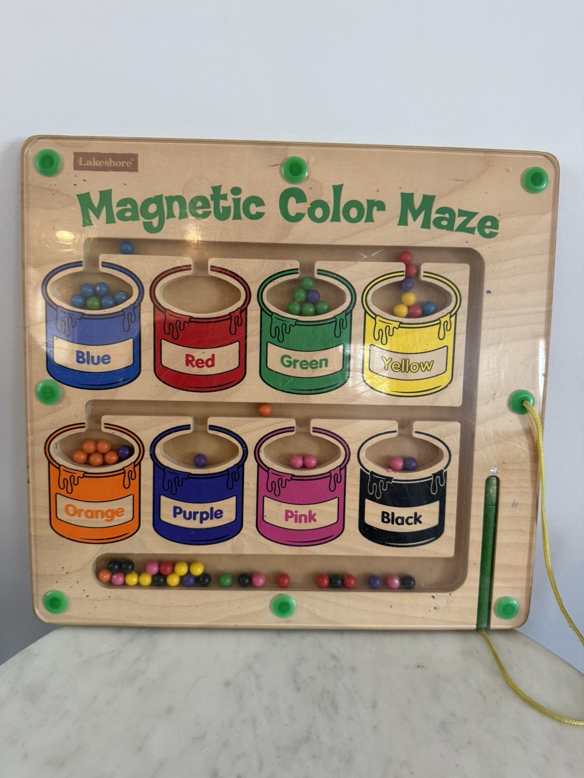 Lakeshore Magnetic Color Maze Board – Educational Toy for Toddlers & Kids