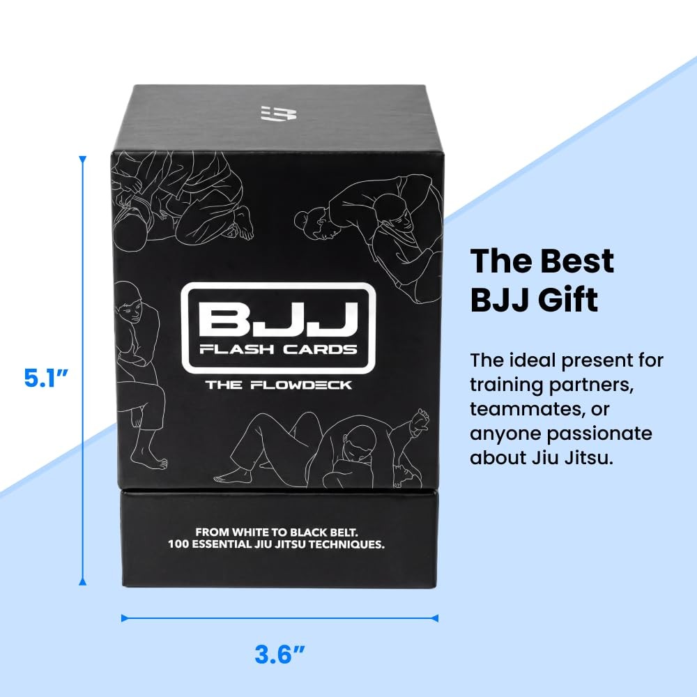 BJJ Flashcards – Jiu Jitsu Training 100 Cards Set | Step-by-Step Techniques, …