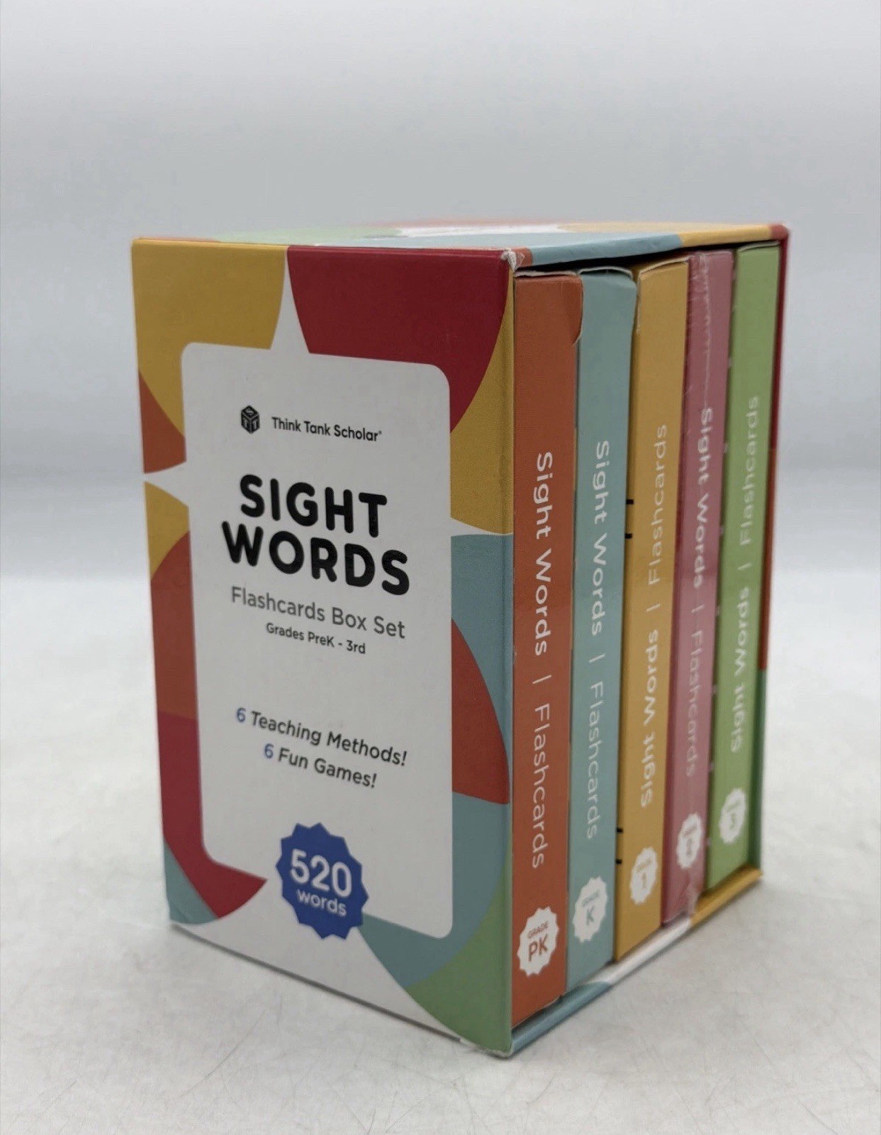 Think Tank Scholar 520 Sight Words Flash Cards Grades PK To Grade 3 COMPLETE