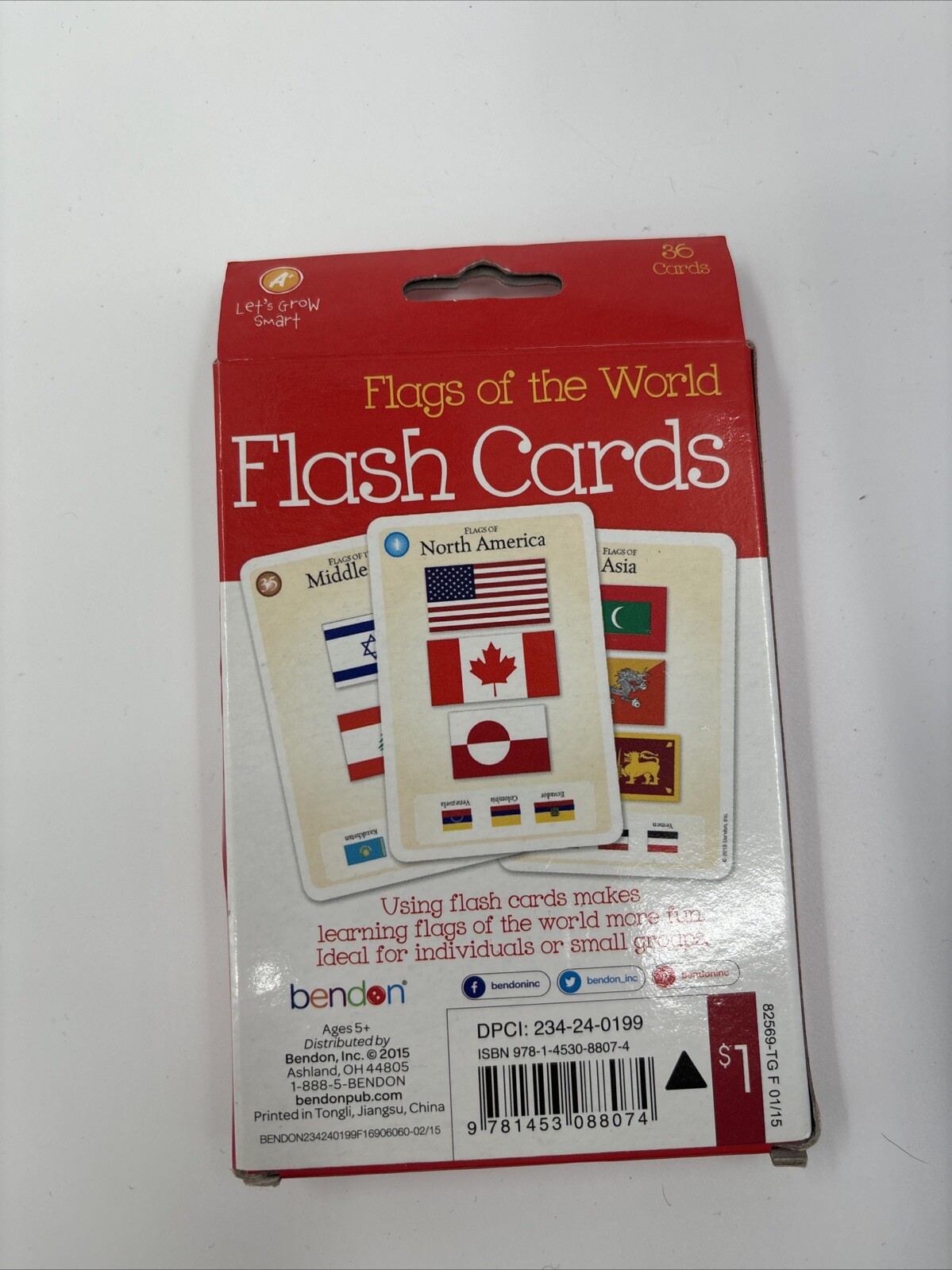 Benden Flags Of The World Flash Cards (36)