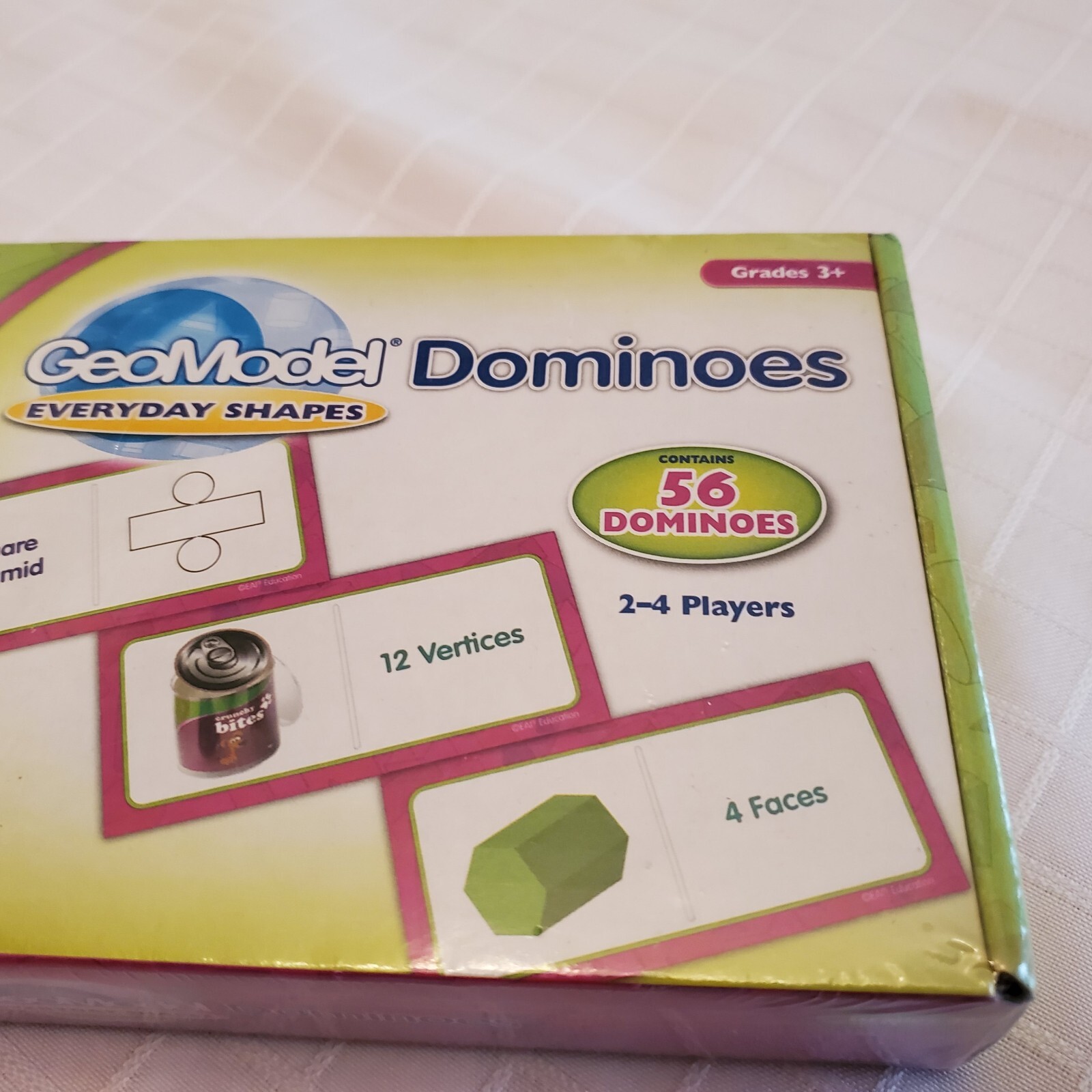 NEW Educational Eai Geomodel Dominoes School Learn Class 2014 3d Shapes Child