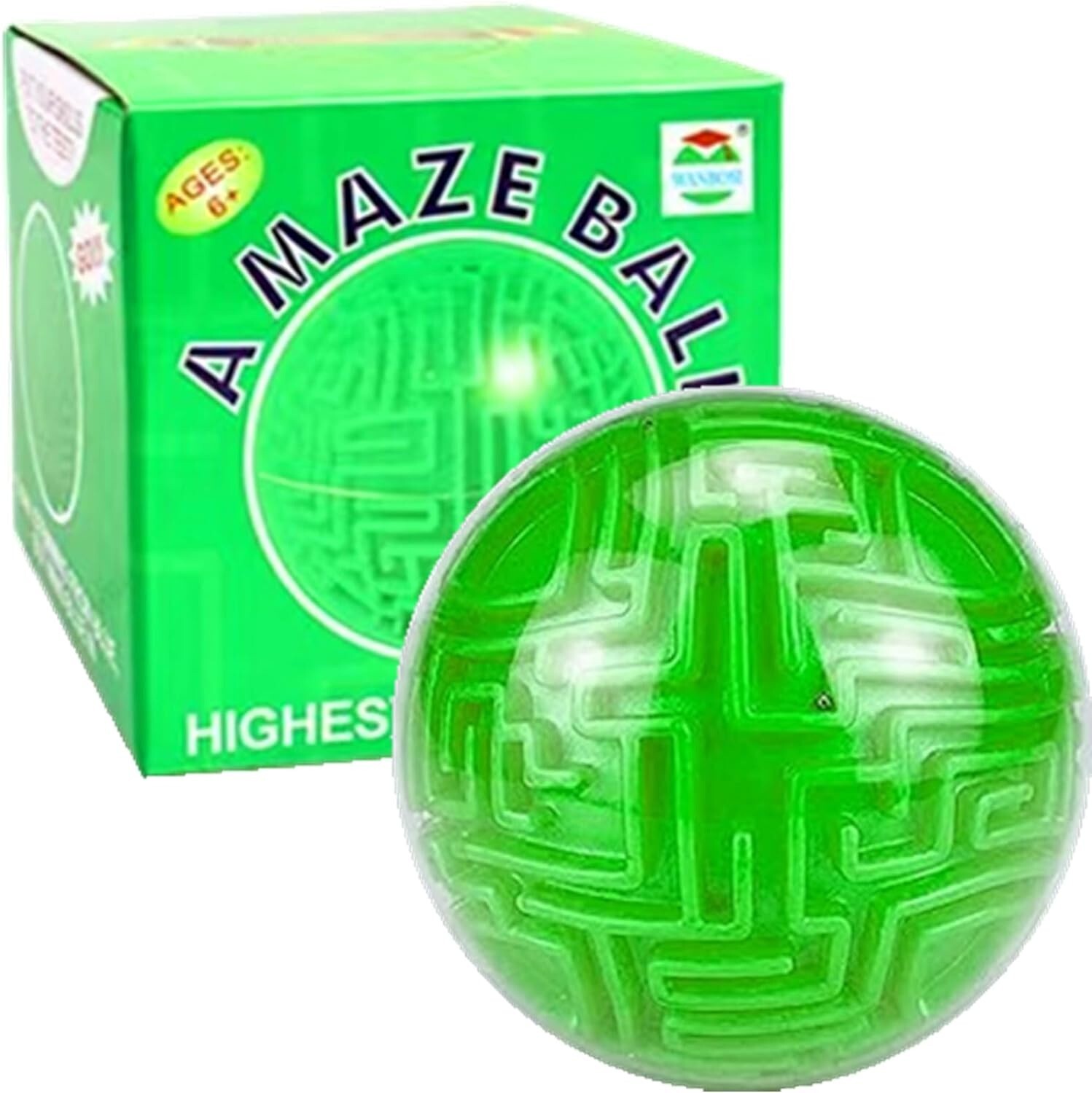 Gravity Cube Maze Ball Memory Sequential Ball Maze Puzzle Toy Gifts for Kids