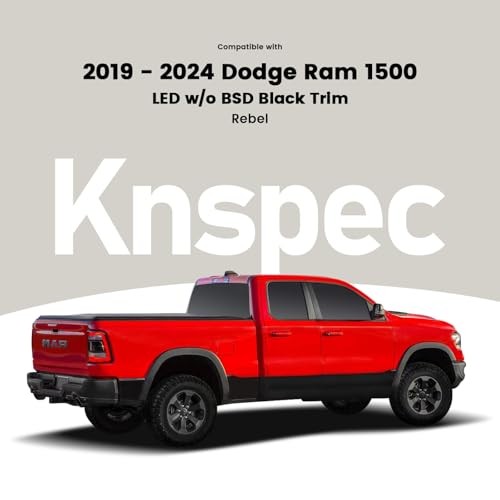 Tail Light Assembly Compatible With 19 RAM 1500 LED Black w/o Blind Spot RH