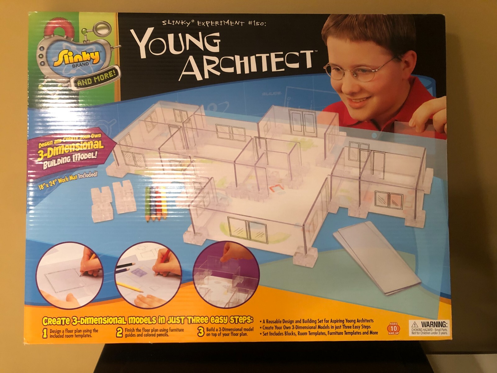 Young Architect 3-Dimensional Model House Designer Kit STEM Slinky Science 2007