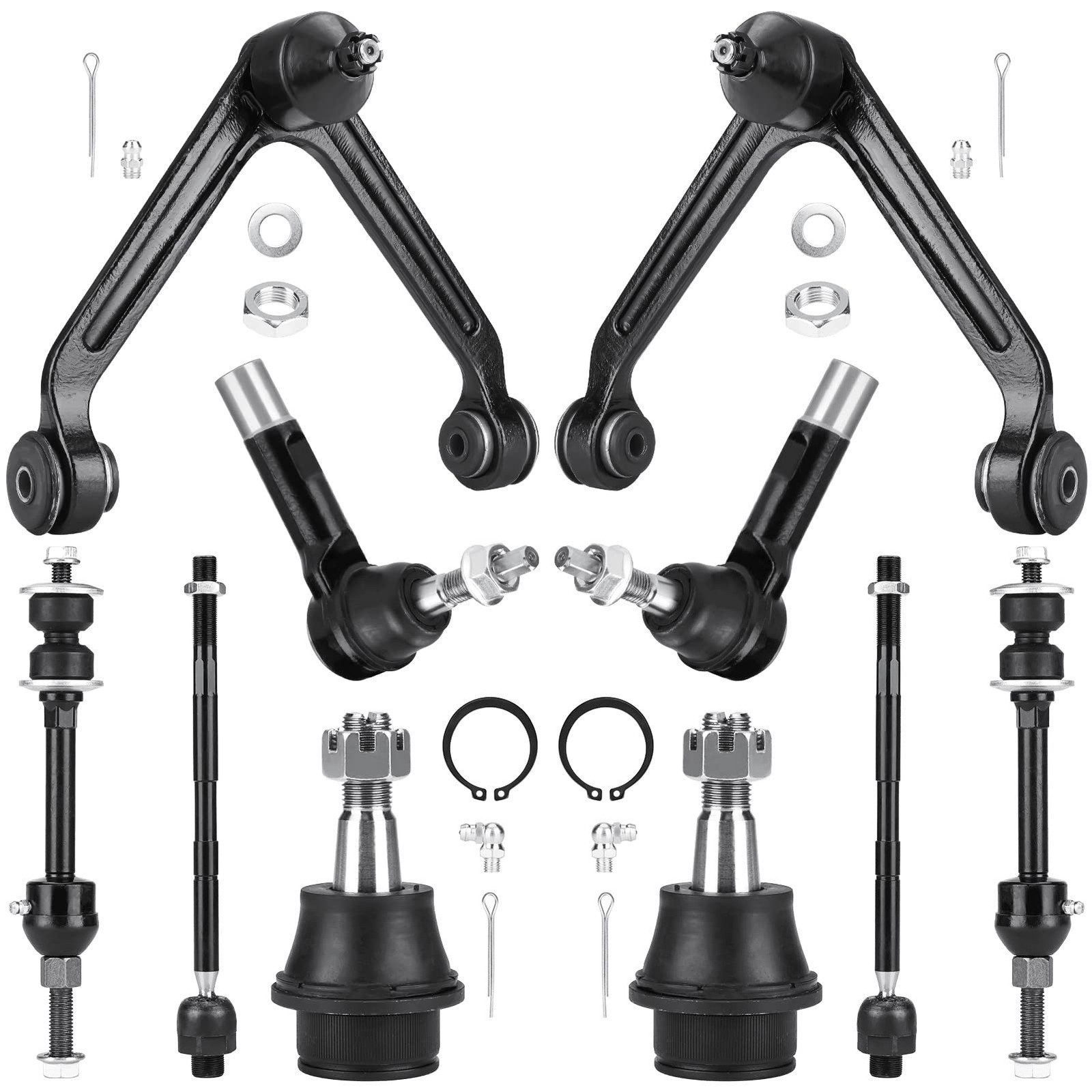 2WD Front Upper Control Arms with Ball Joints for Dodge Ram 1500 2002 2003 20…