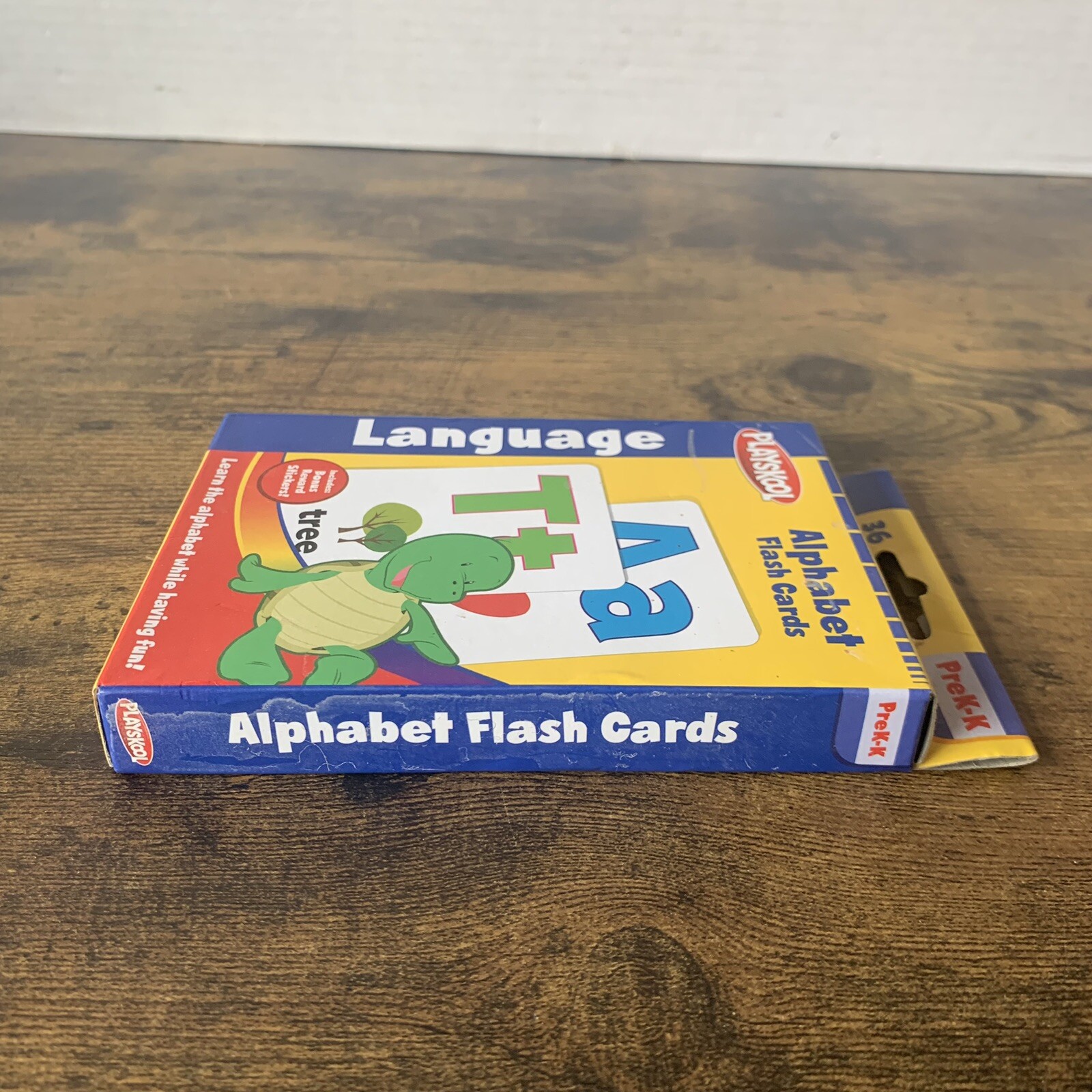 Playskool Flash Cards – First Words  PreK-K Language Skills 36 Cards