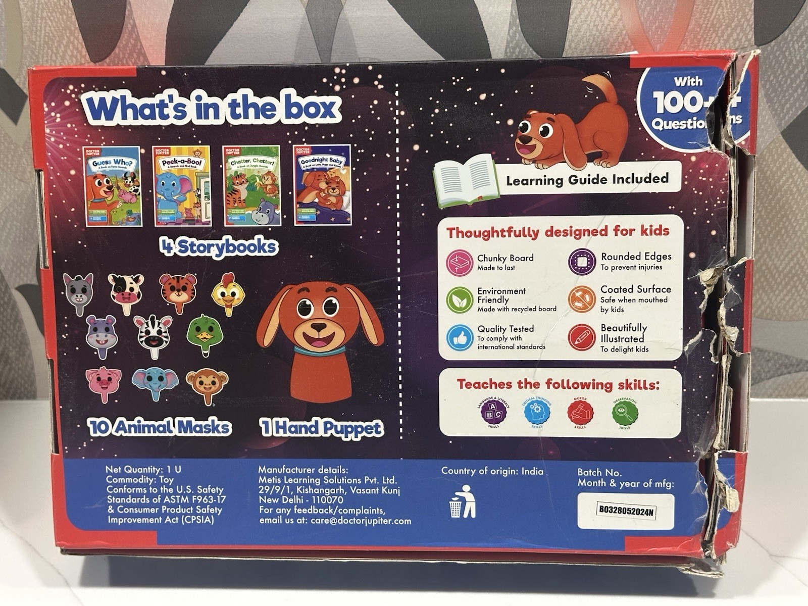 Storytelling Set for Toddlers Gift for 1-3 Year Old Boys & Girls Educational Toy
