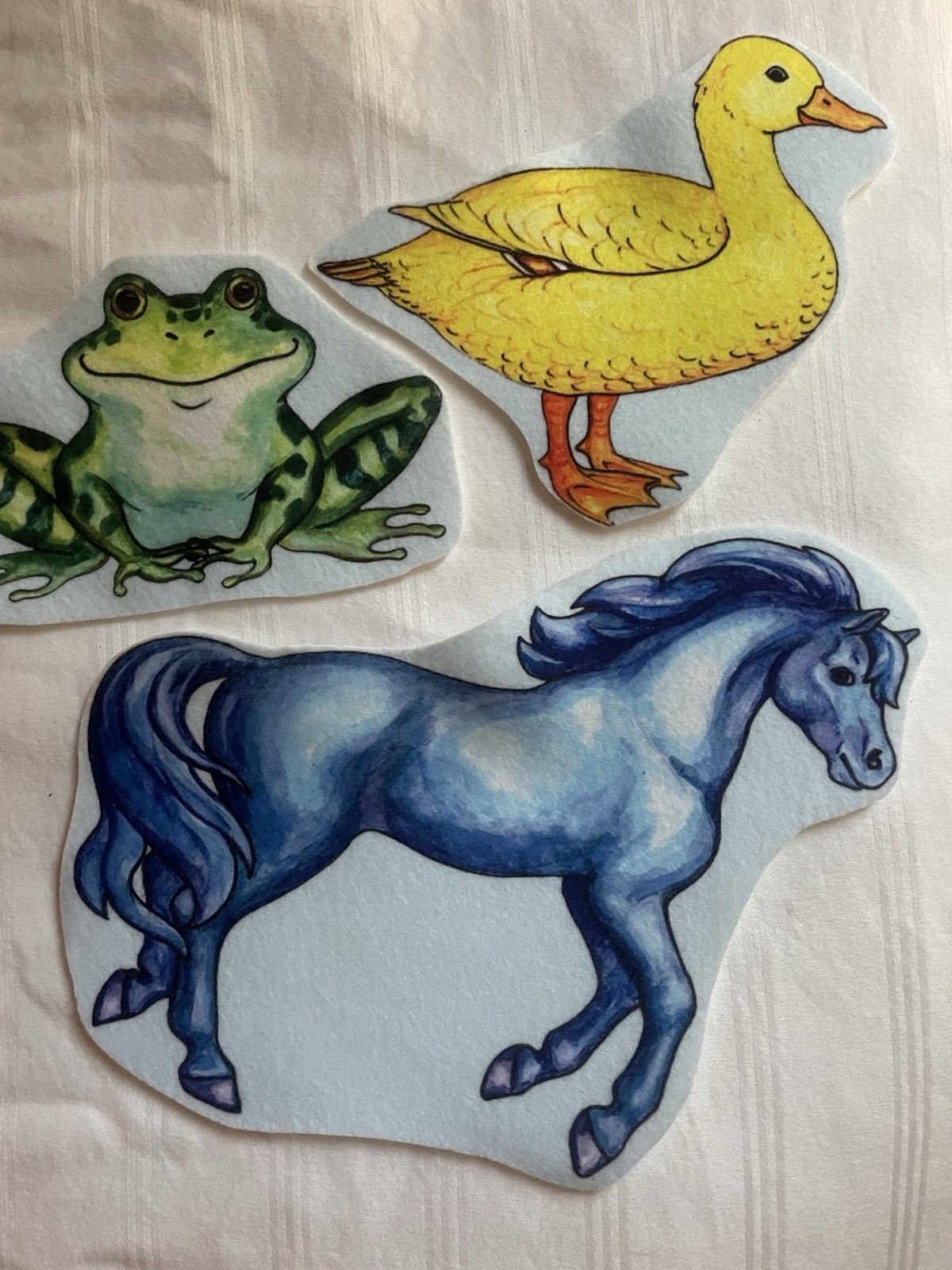 Story Time Felts By Bonnie Covel, Felt Characters With 2 Stories