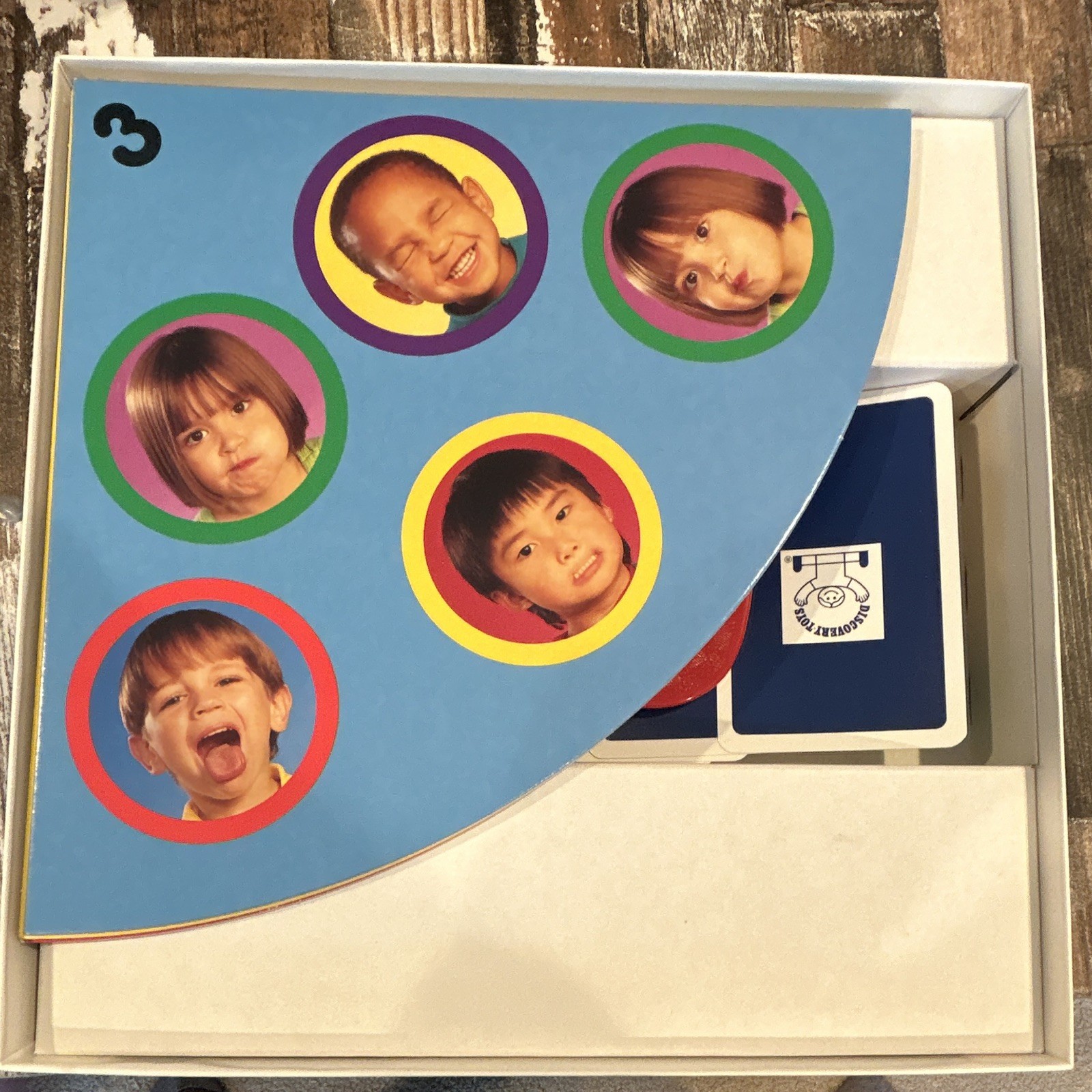 Discovery Toys Silly Expressions Emotions Game for Kids Ages 3-4 Multicolor