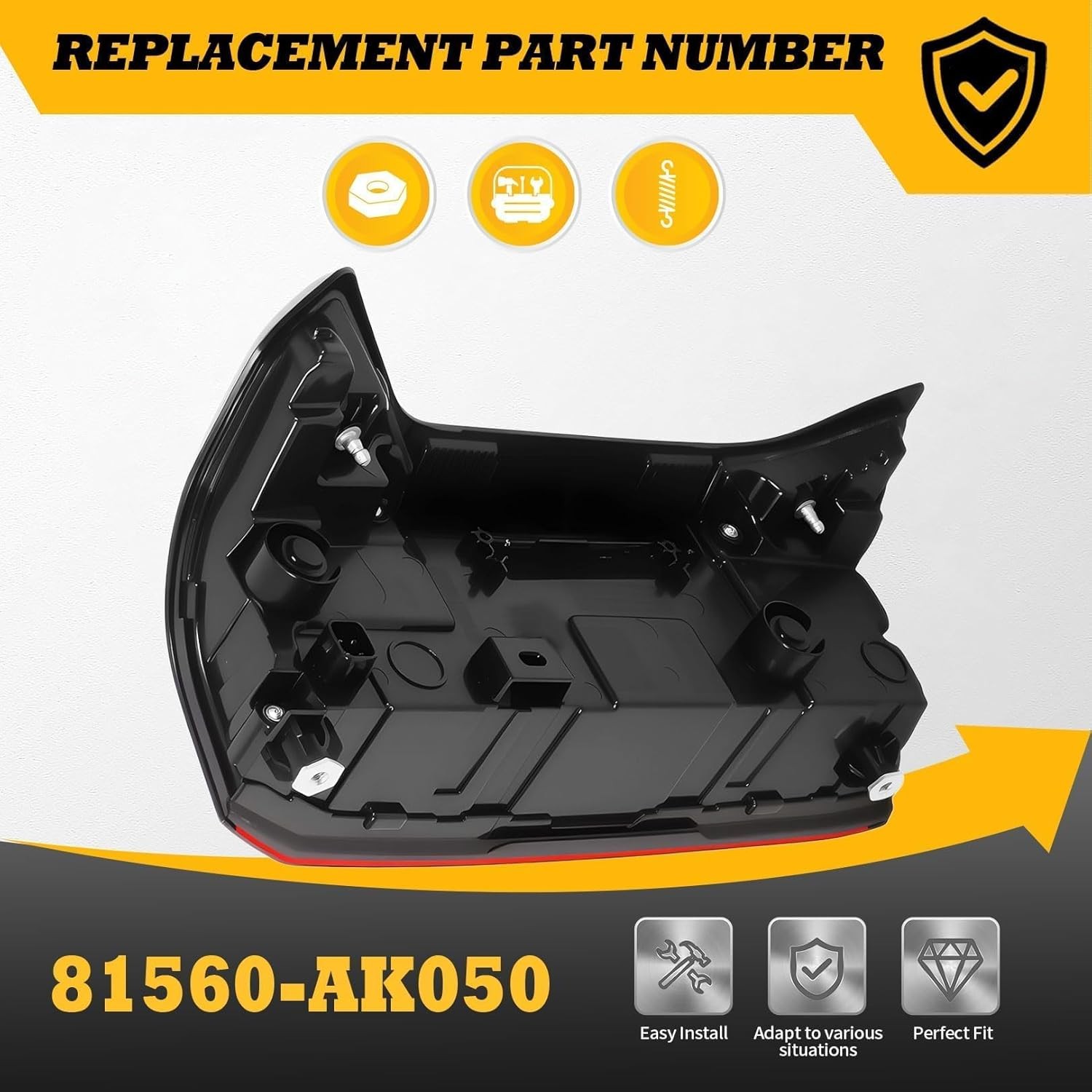 Pickup Truck Brake Tail Lamp Housing