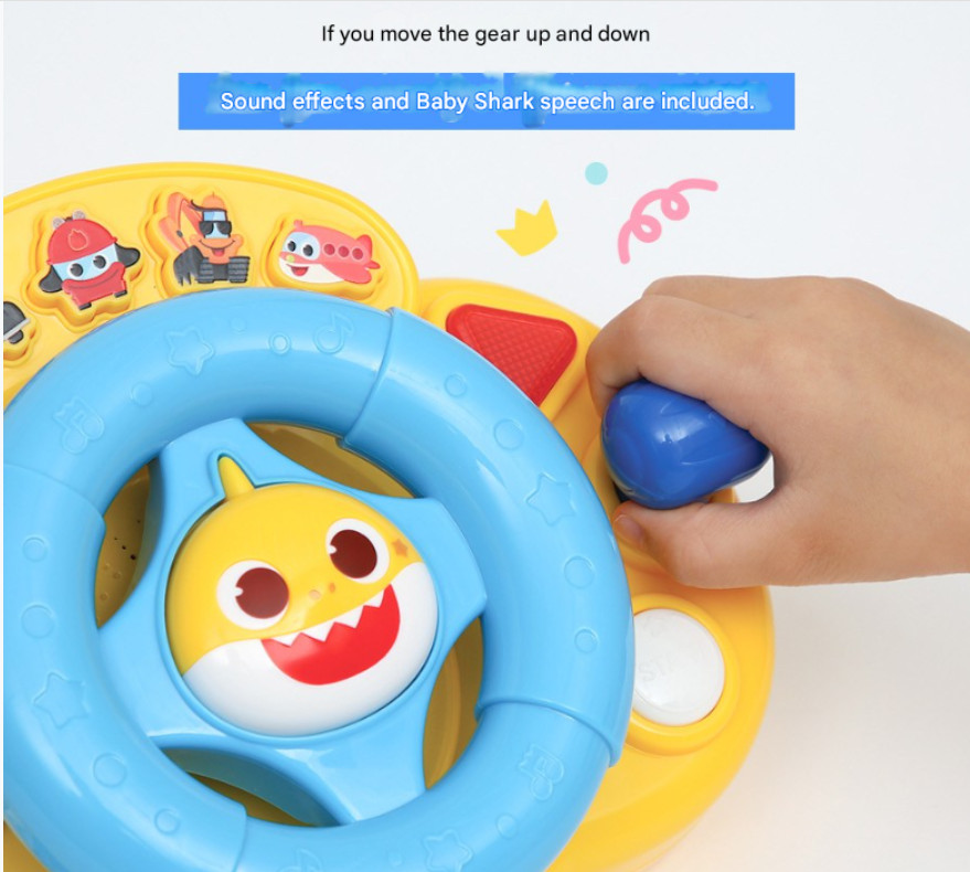 Pinkfong Baby Shark’s First Driving Game Kid Play Toy With Nursery Songs