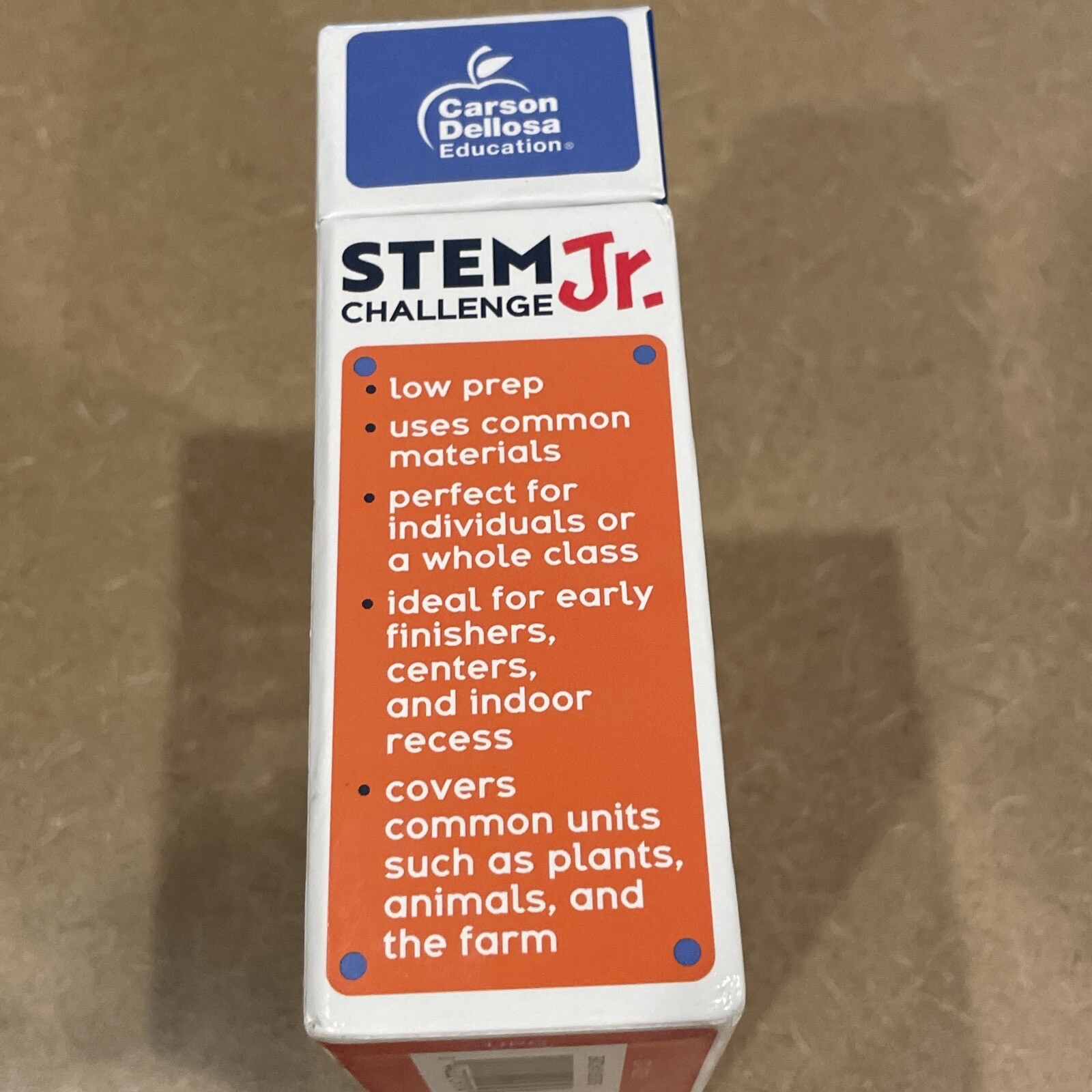 Carson Dellosa Education STEM Challenge Jr Learning Cards Game STEM PreK – 1 Kid