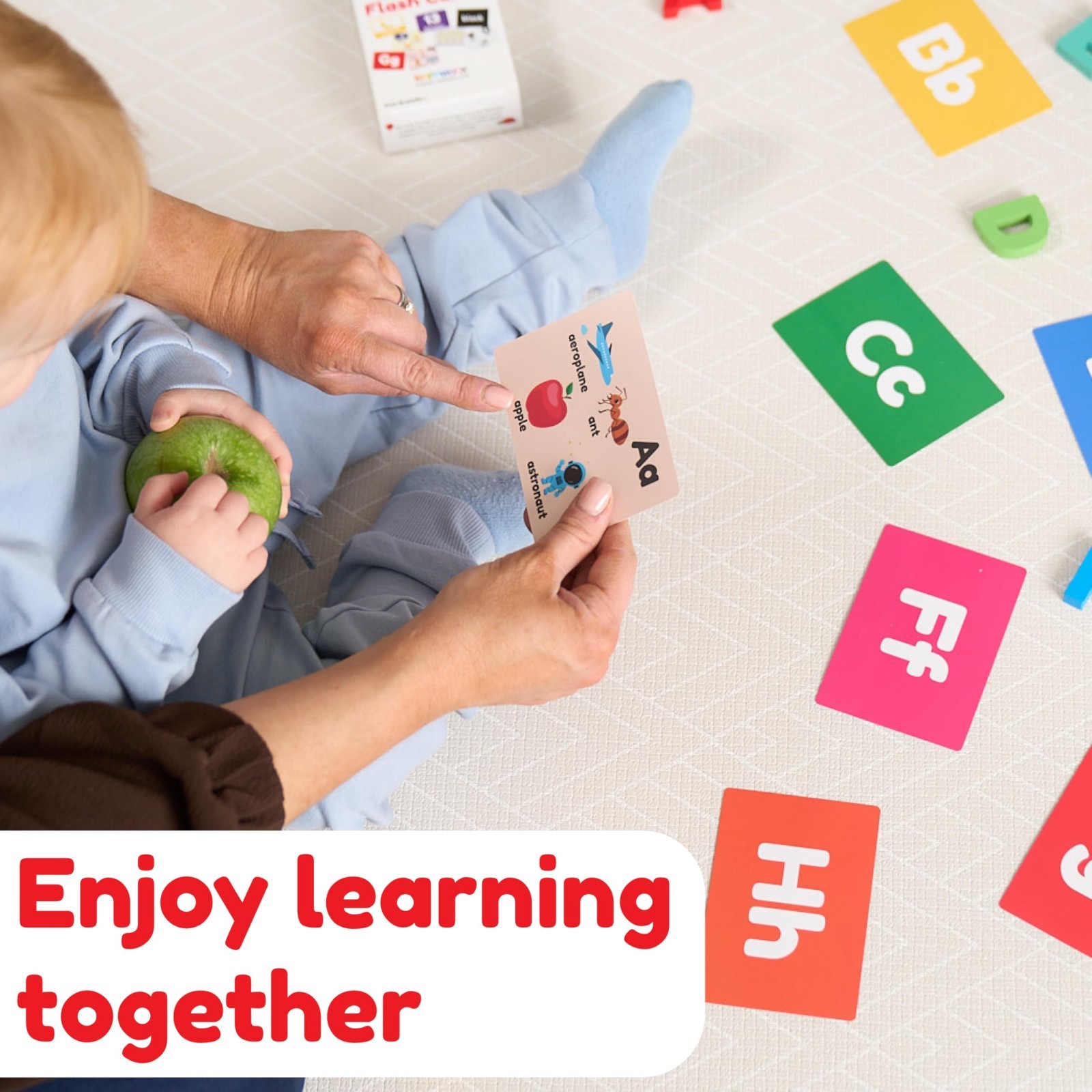 Educational Flash Cards for Toddlers | Alphabet, Numbers, Colors & Animals | Lar