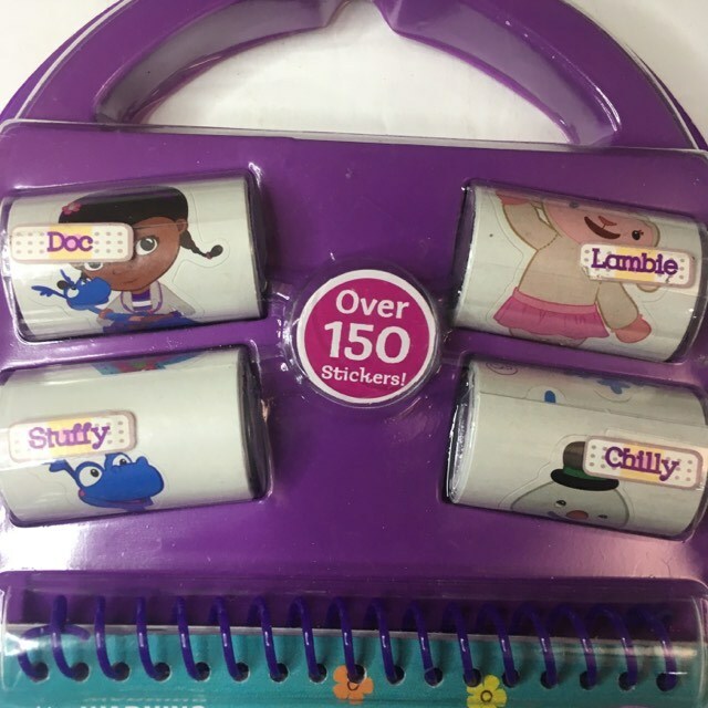 New Vintage Tara Toy Doc McStuffins Finish The Scene Activity Pad NEW FREE SHIP