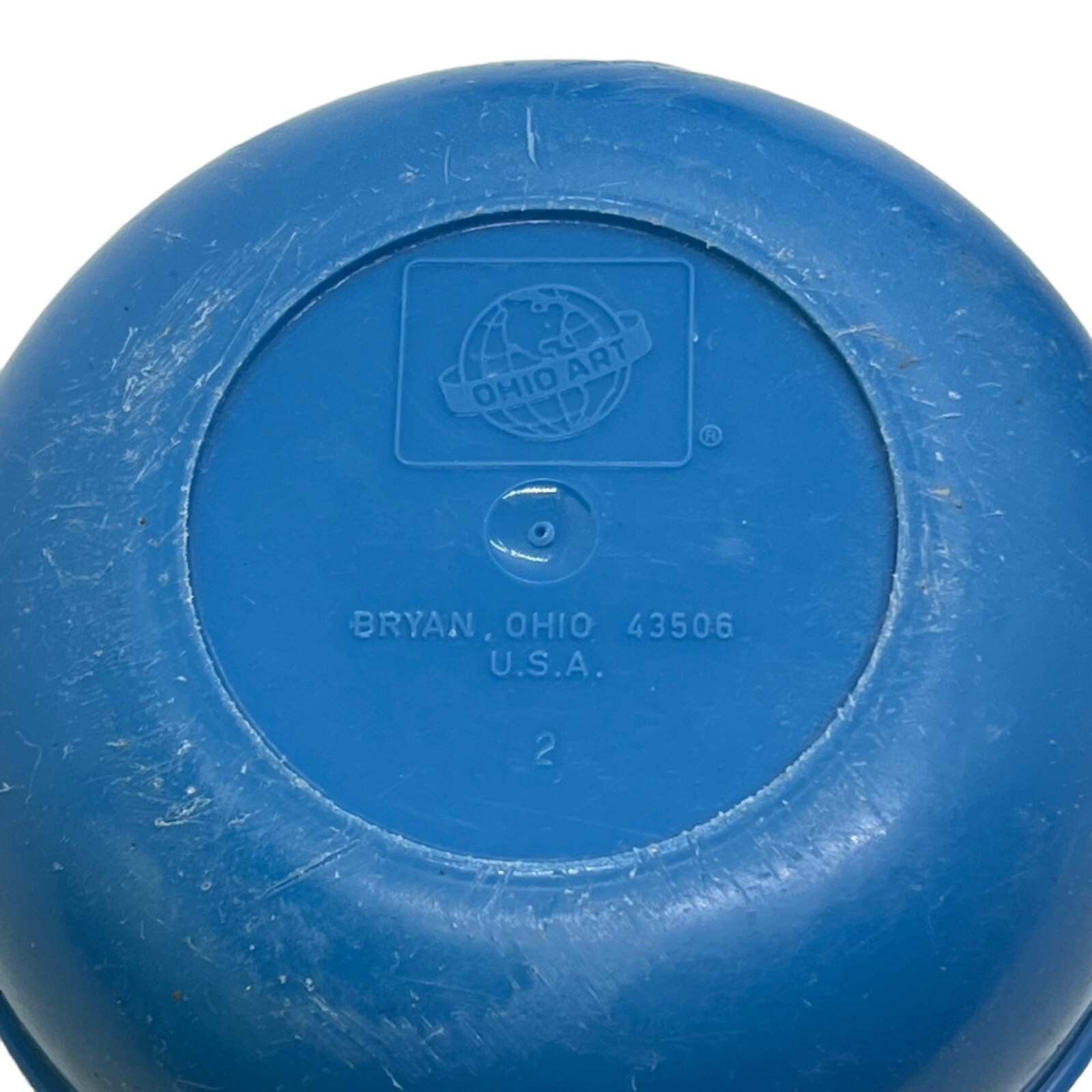 Ohio Art set of 7 Royal Blue Pretend Play Kitchen Bowls for Kids 3″