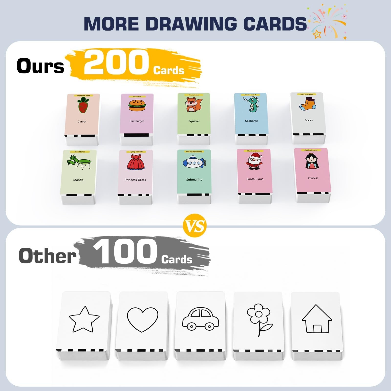 Interactive Drawing Robot Toy for Kids, 200 Cards, Voice & Music, Montessori Gif