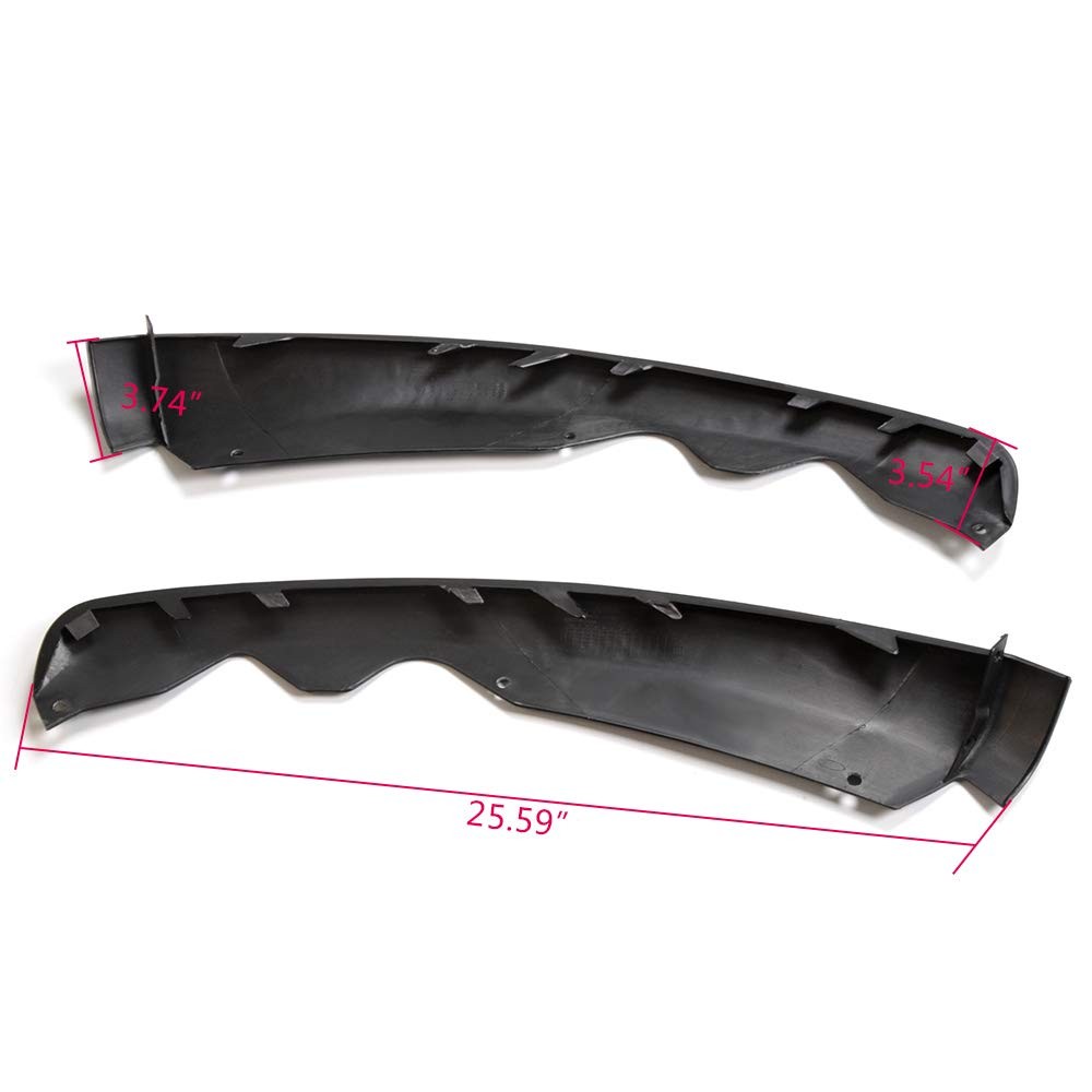 PIT66 Front Lower Air Dam Deflector Fit Ford Fusion 2013-2016 | Front Bumper Low