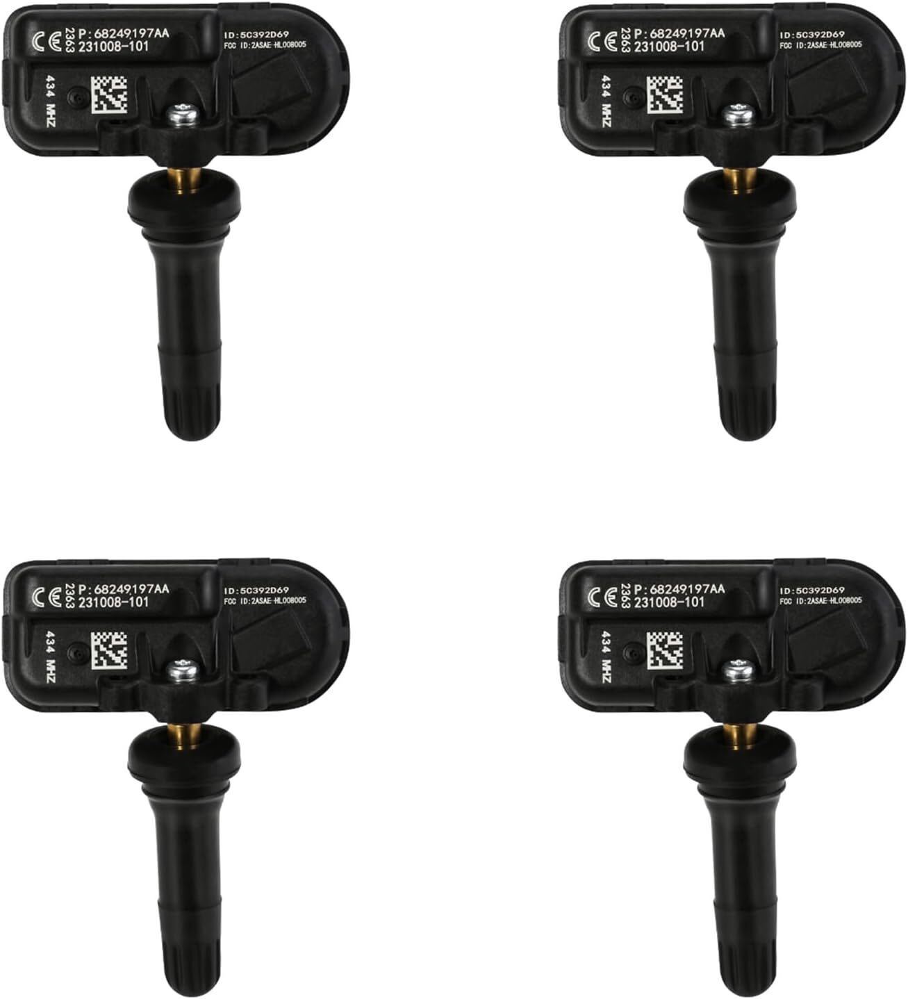 TPMS Sensor 434MHz Tire Pressure Monitoring System Sensor Compatible for