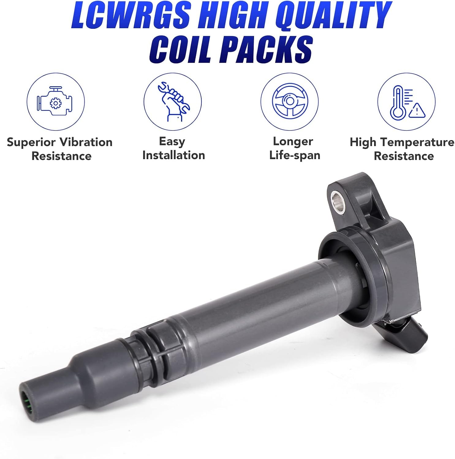 Set of 4 Ignition Coil Pack Fits for 2.5L 2.7L L4 2009 2010 2011 2012 2013 2014