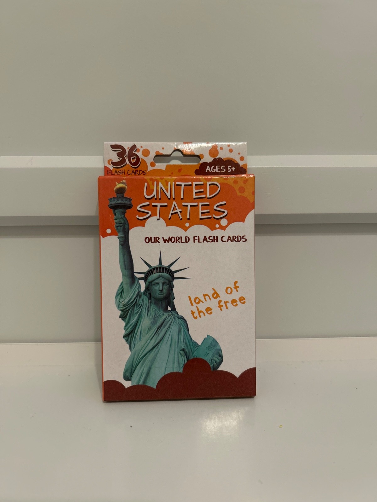 United States 36 count flash cards