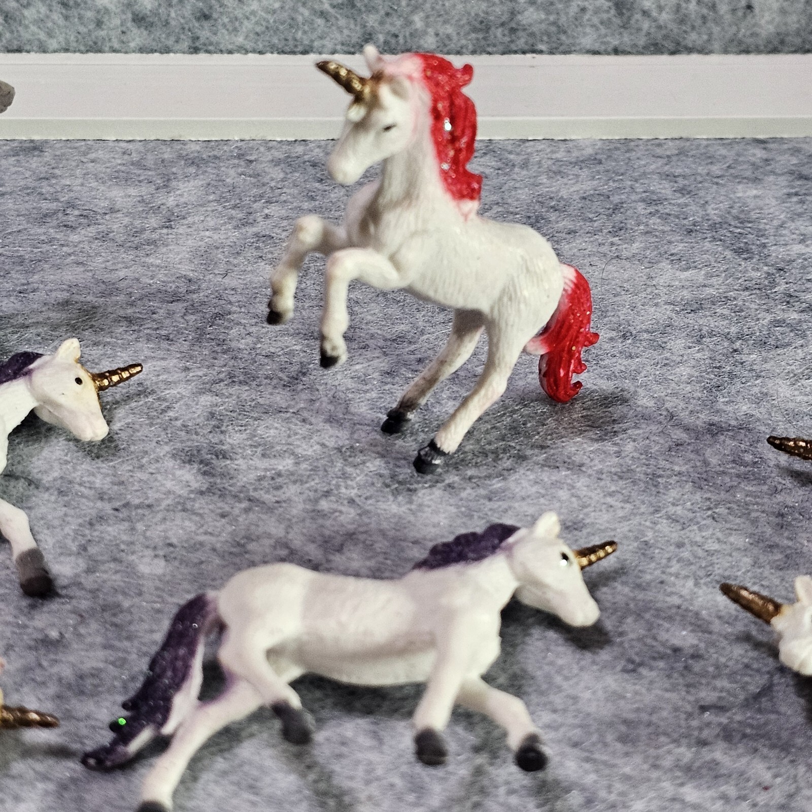 Lot Of 9 Unicorns ~🦄~ Unique Easter Egg Filler ~Multiple Poses & Colors