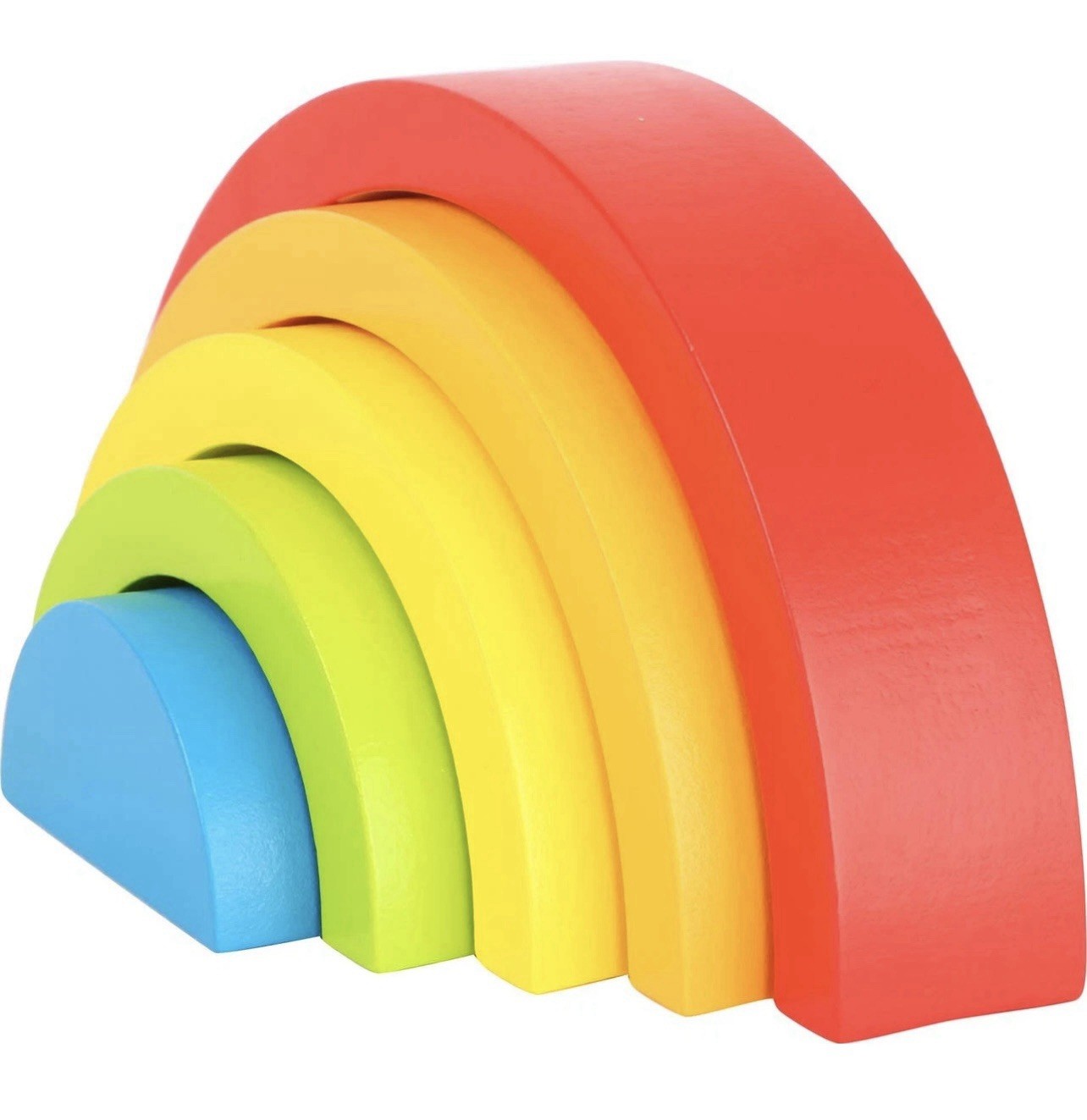 Small Foot 10585 Baby Motor Skills Toys Rainbow Building blocks 12+ Months