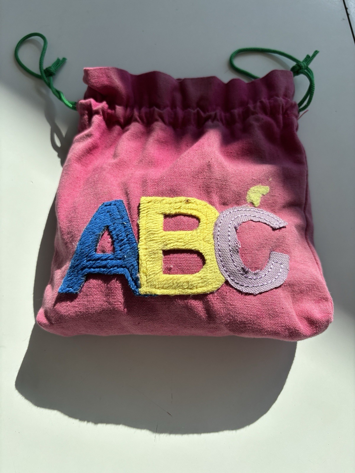 Alphabet Sensory Letters and Drawstring Bag for Toddlers Preschool Learning