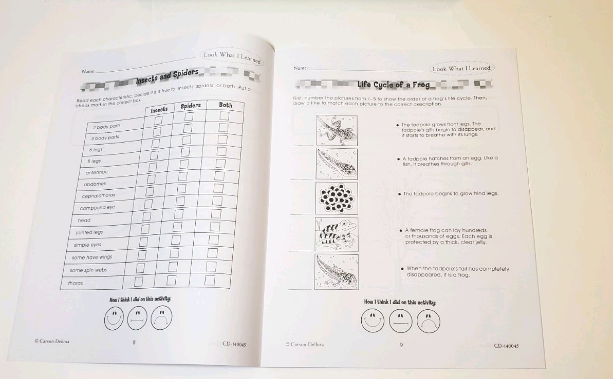Carson-Dellosa Education Science file folder games, Grades 2-3