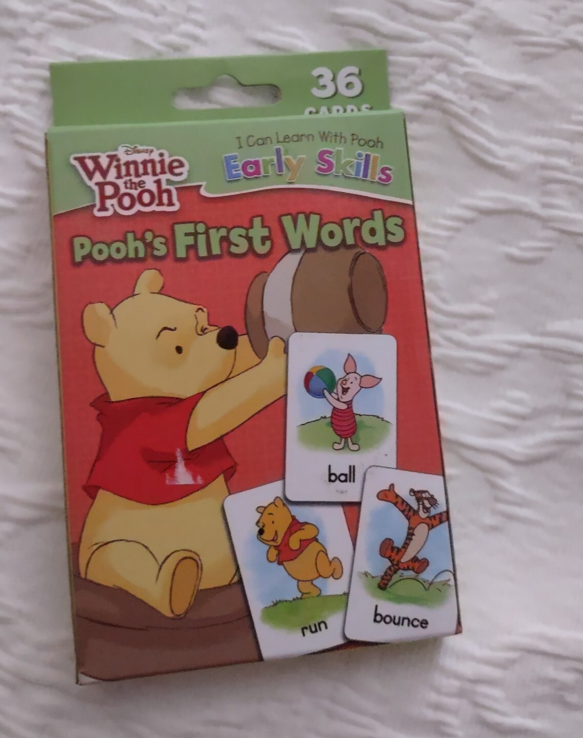 Disney,Winnie The Pooh,Early Skills, Pooh’s first World, Flash Cards, good…