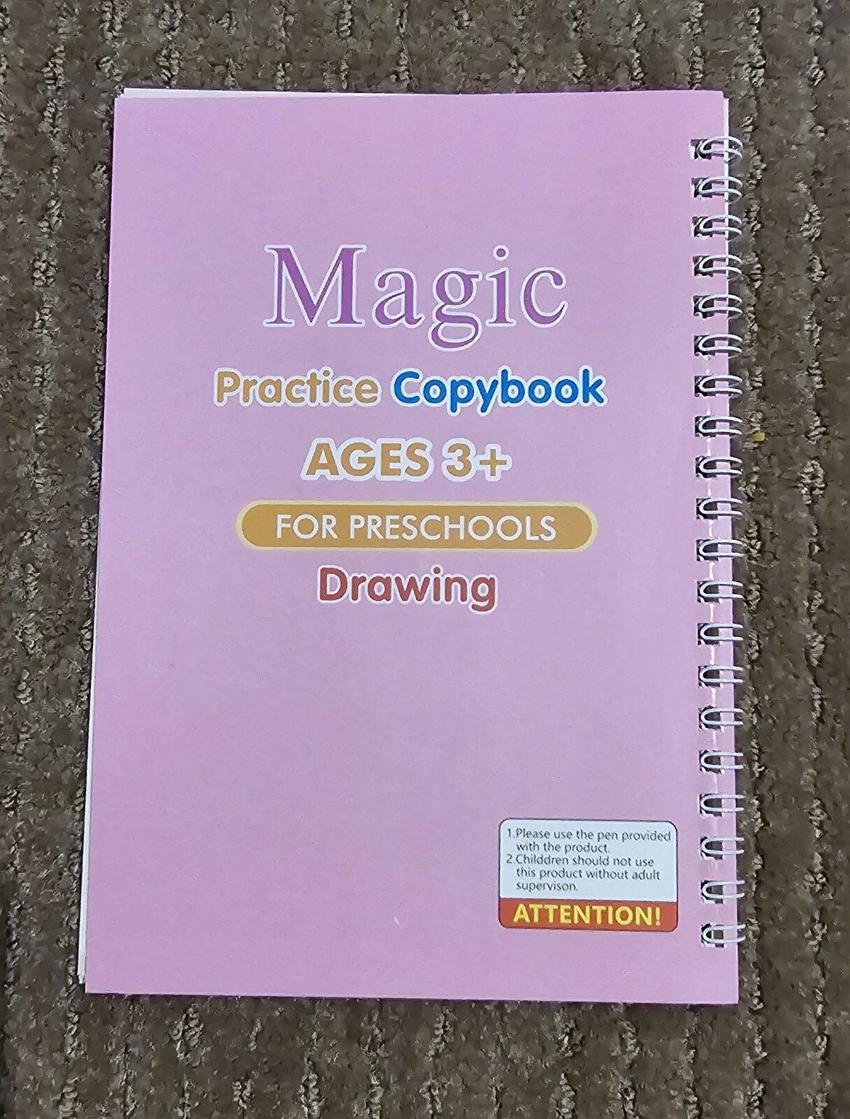 Magic practice copybook drawing book ages 3+