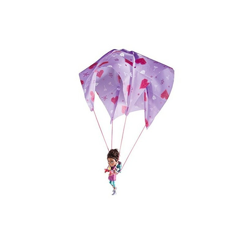 GoldieBlox Ruby Rails Skydive Action Figure with Parachute NEW