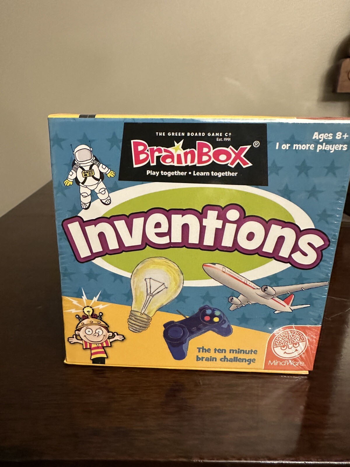 **New** MindWare Brain Box “Inventions” Educational Card Game