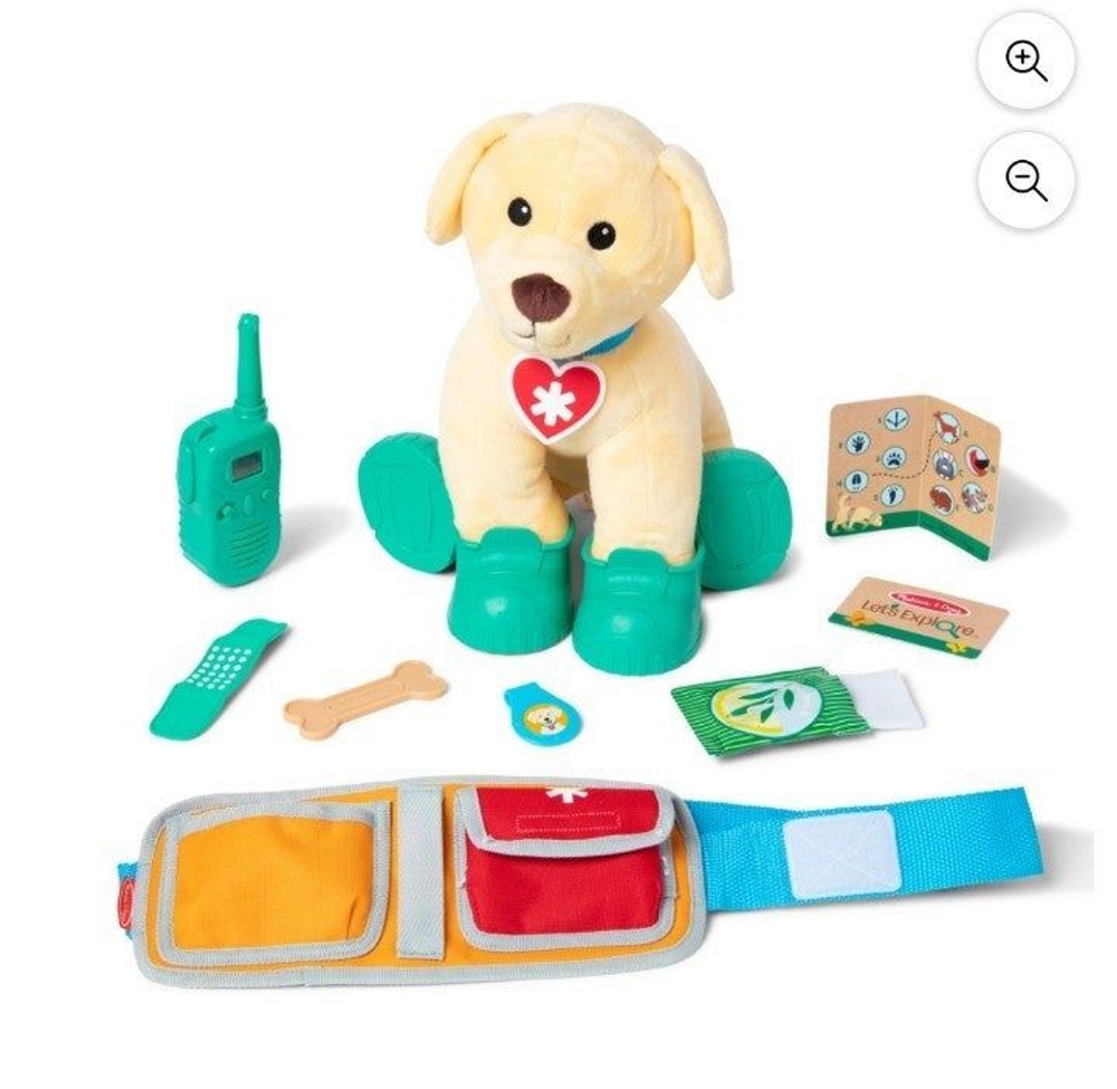 Melissa & Doug Let’s Explore Ranger Dog Plush with Search and Rescue Gear