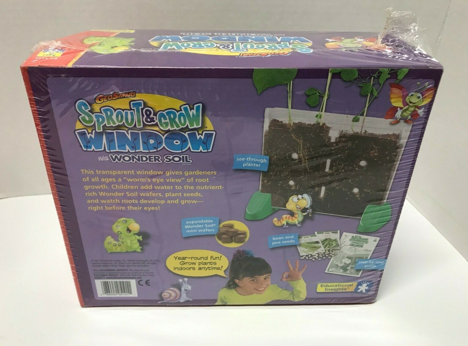 SPROUT & GROW Window Geo Safari Educational Insights BRAND NEW SEALED