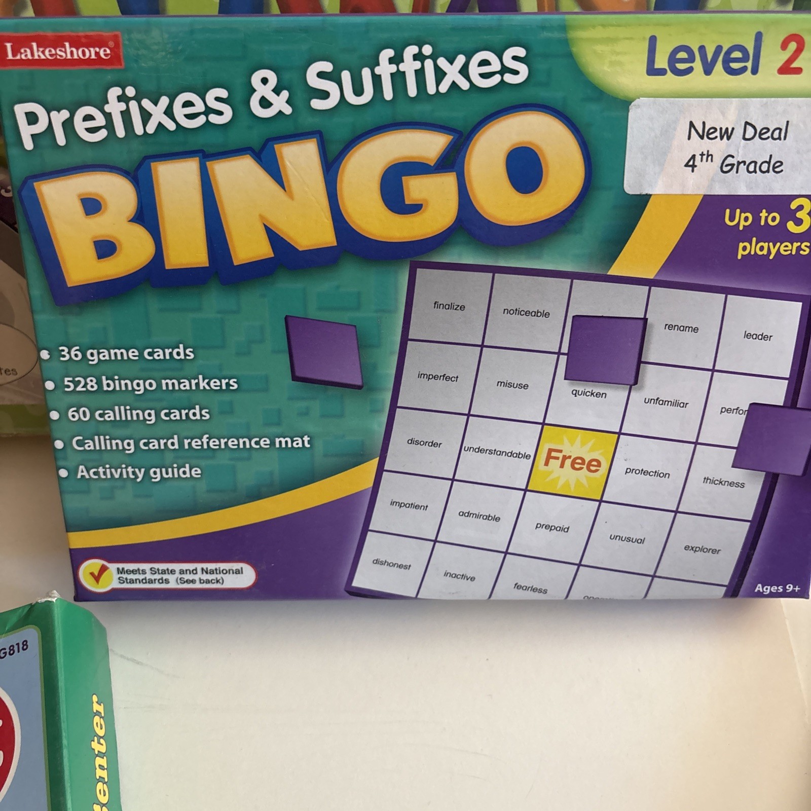 Learning Center Lakeshore Activity Set Lot Of 11 Games 4-9 Homeschool Education